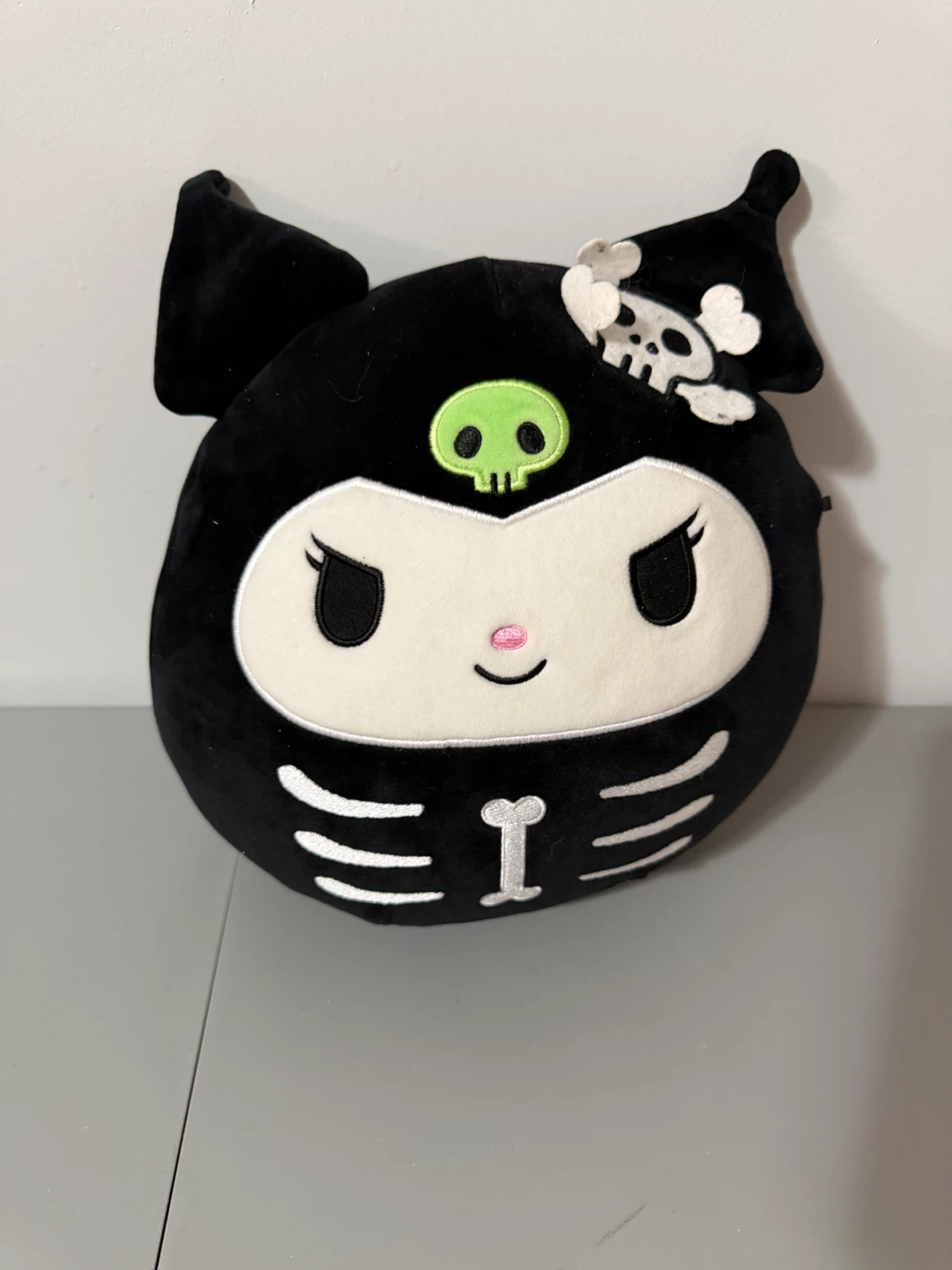 Squishmallows 8" Sanrio Halloween Skeleton Kuromi Plush