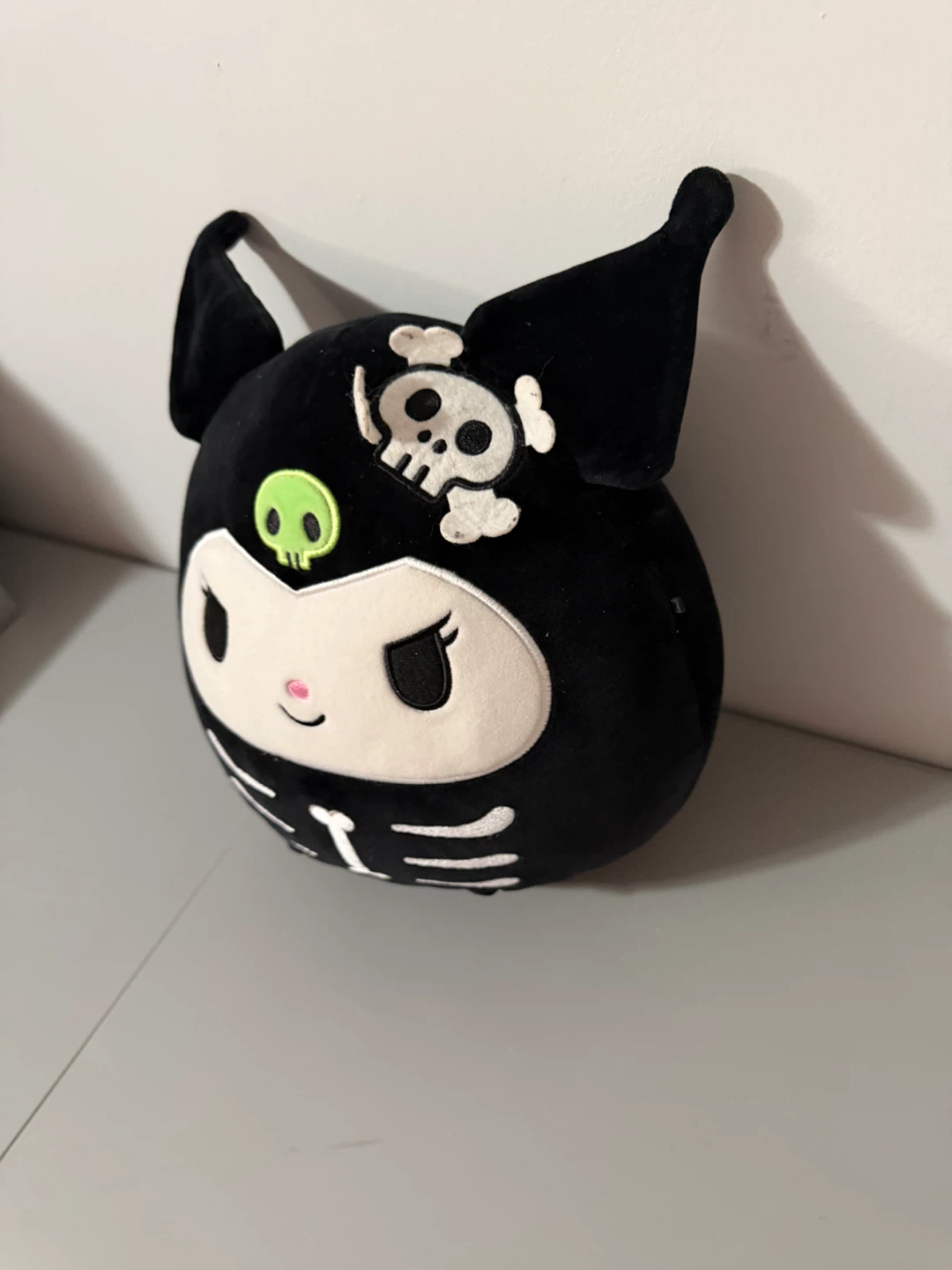 Squishmallows 8" Sanrio Halloween Skeleton Kuromi Plush - photo 3