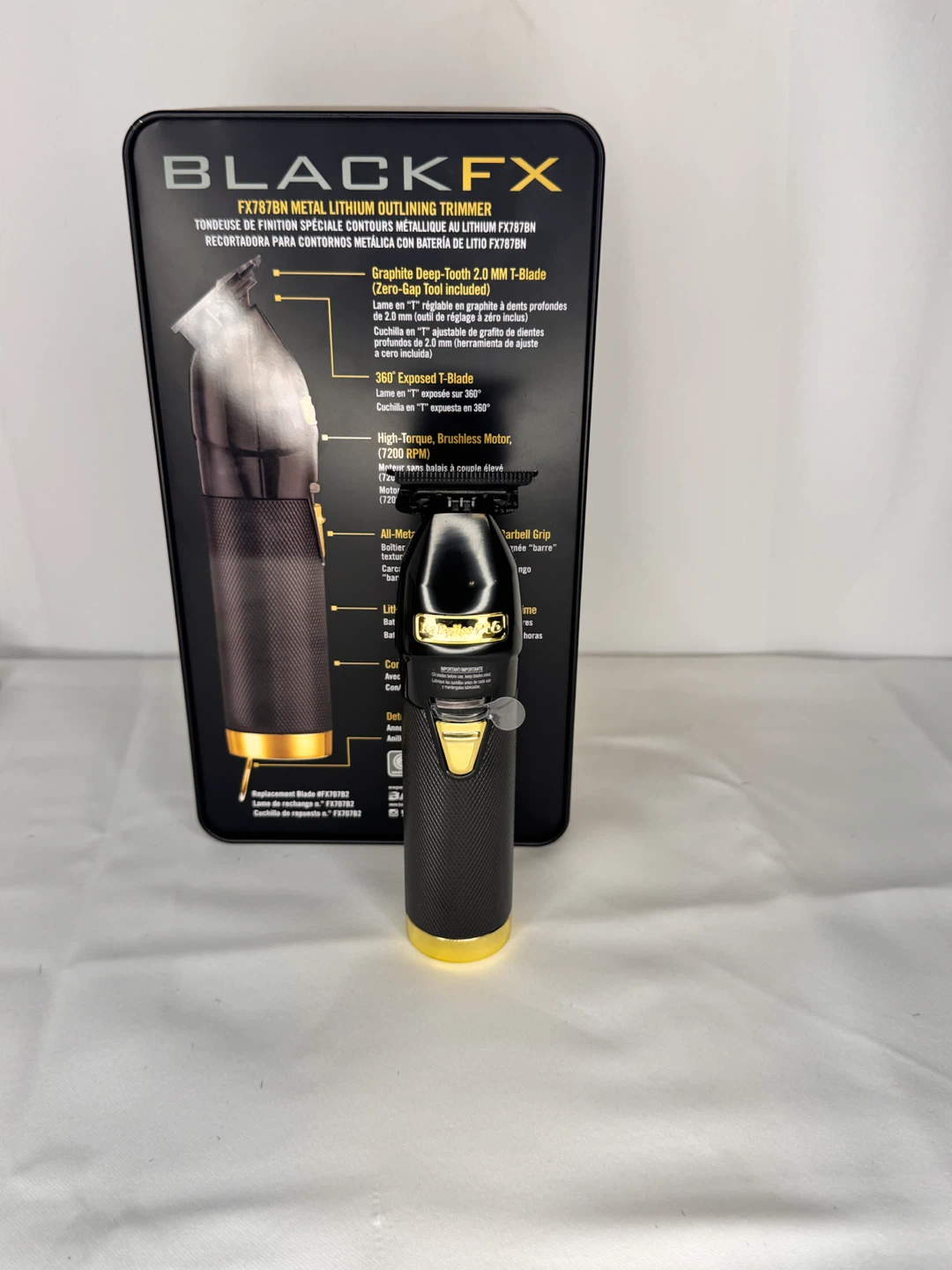 BaBylissPRO BLACKFX Metal Lithium Outlining Trimmer - photo 2