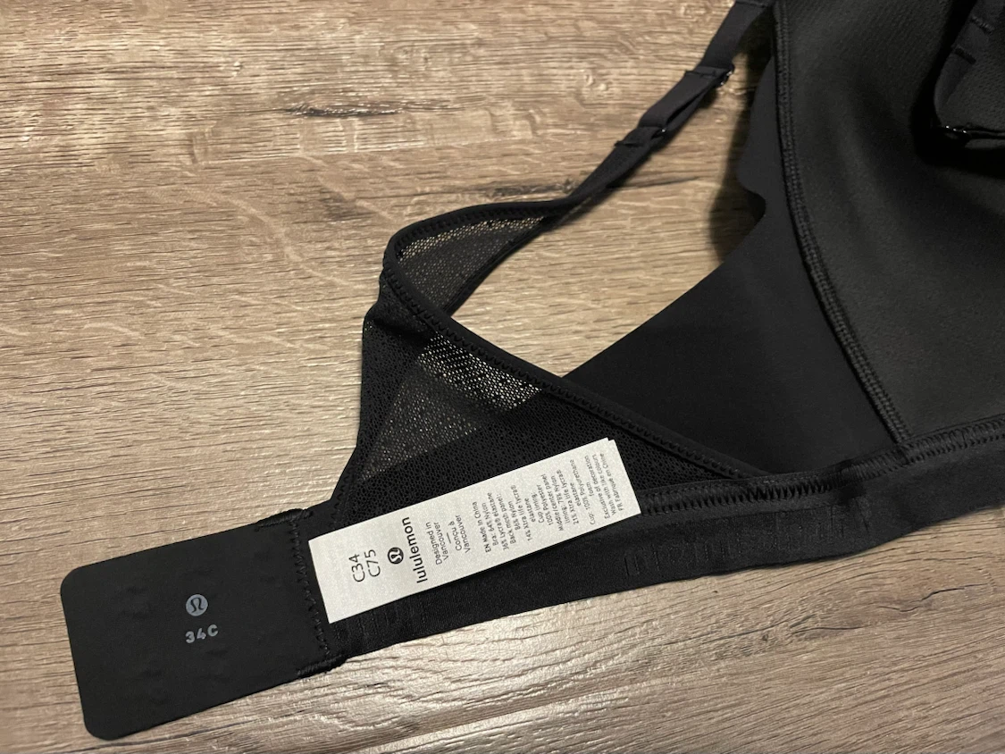 Lululemon Black Sports Bra 34C - photo 5