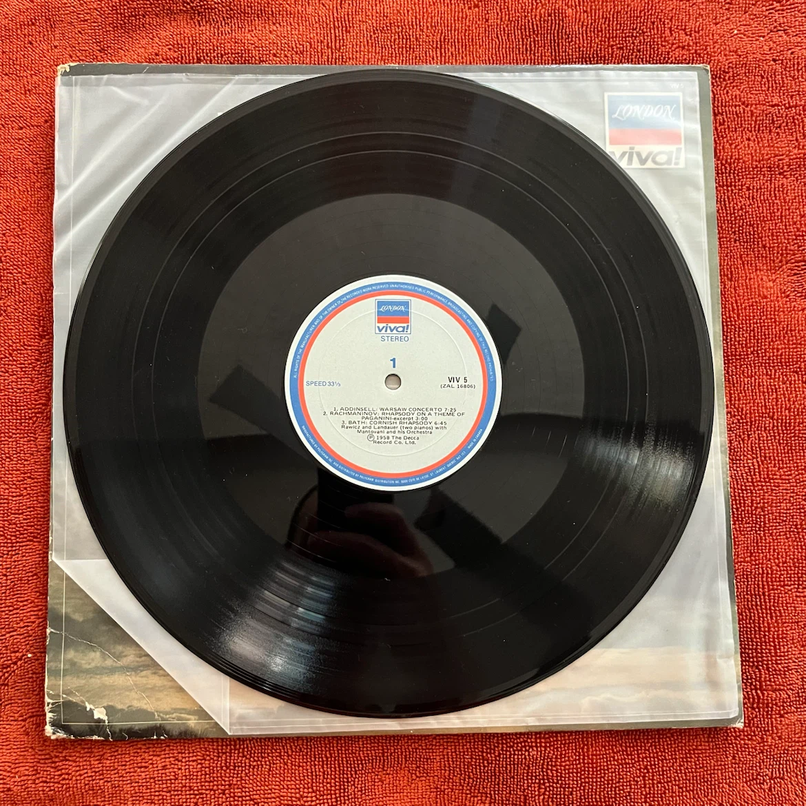 London Viva! Warsaw Concerto Vinyl Record - photo 2