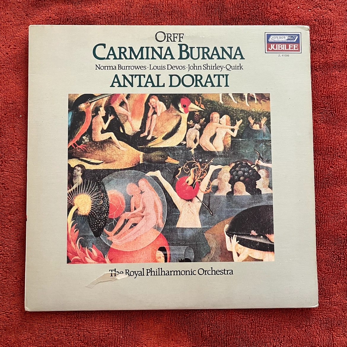 Orff Carmina Burana Vinyl Record