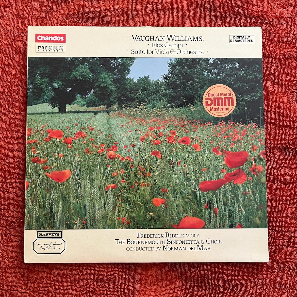 Vaughan Williams Flos Campi Suite for Viola & Orchestra CD
