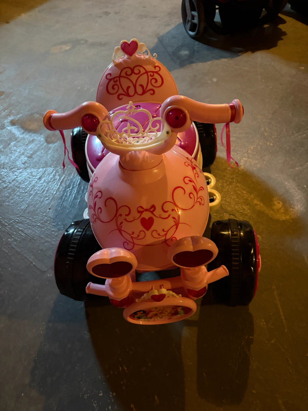 Pink Princess Ride-On Toy Car