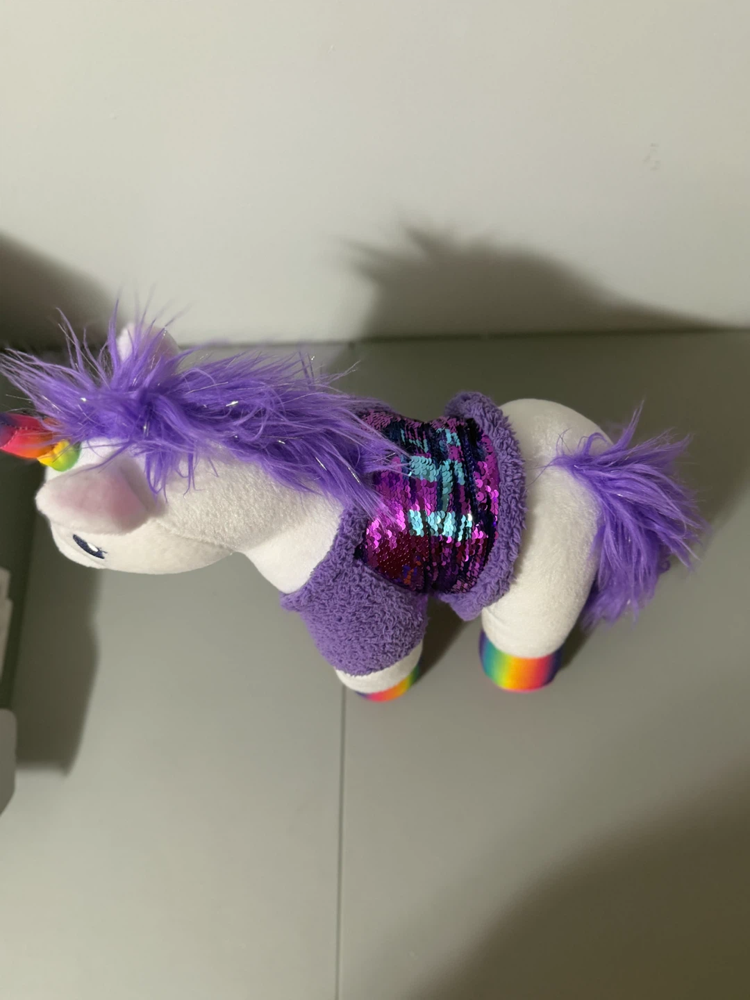 Build-A-Bear Color Craze Unicorn White Rainbow Purple 2019 Shirt - photo 5