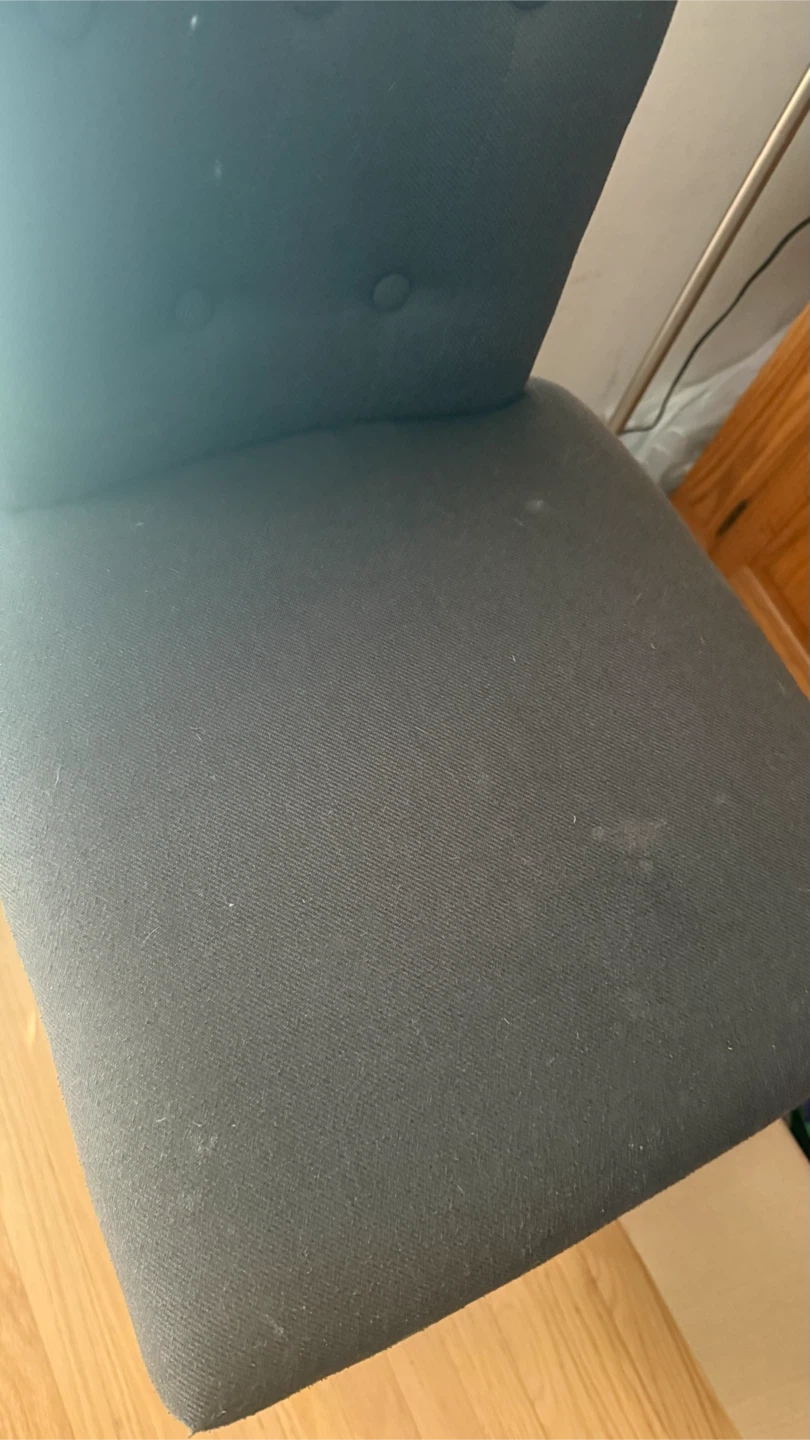 Black Upholstered Bar Stool check more pictures ask $10 - photo 2