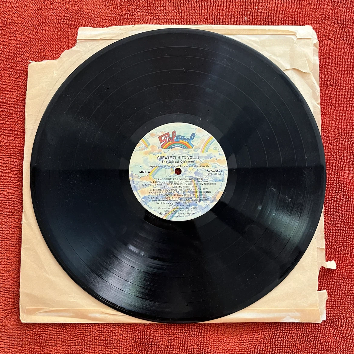 Salsoul Orchestra Greatest Hits Vol. 1 Vinyl Record