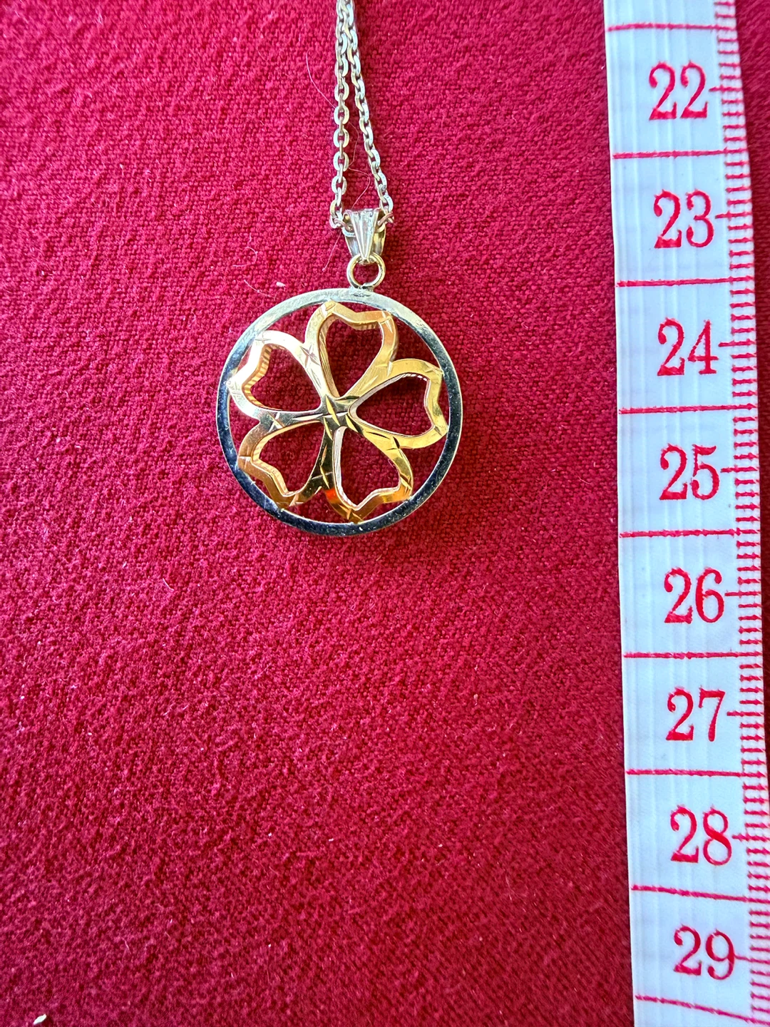 Gold-tone Flower Pendant Necklace - photo 2