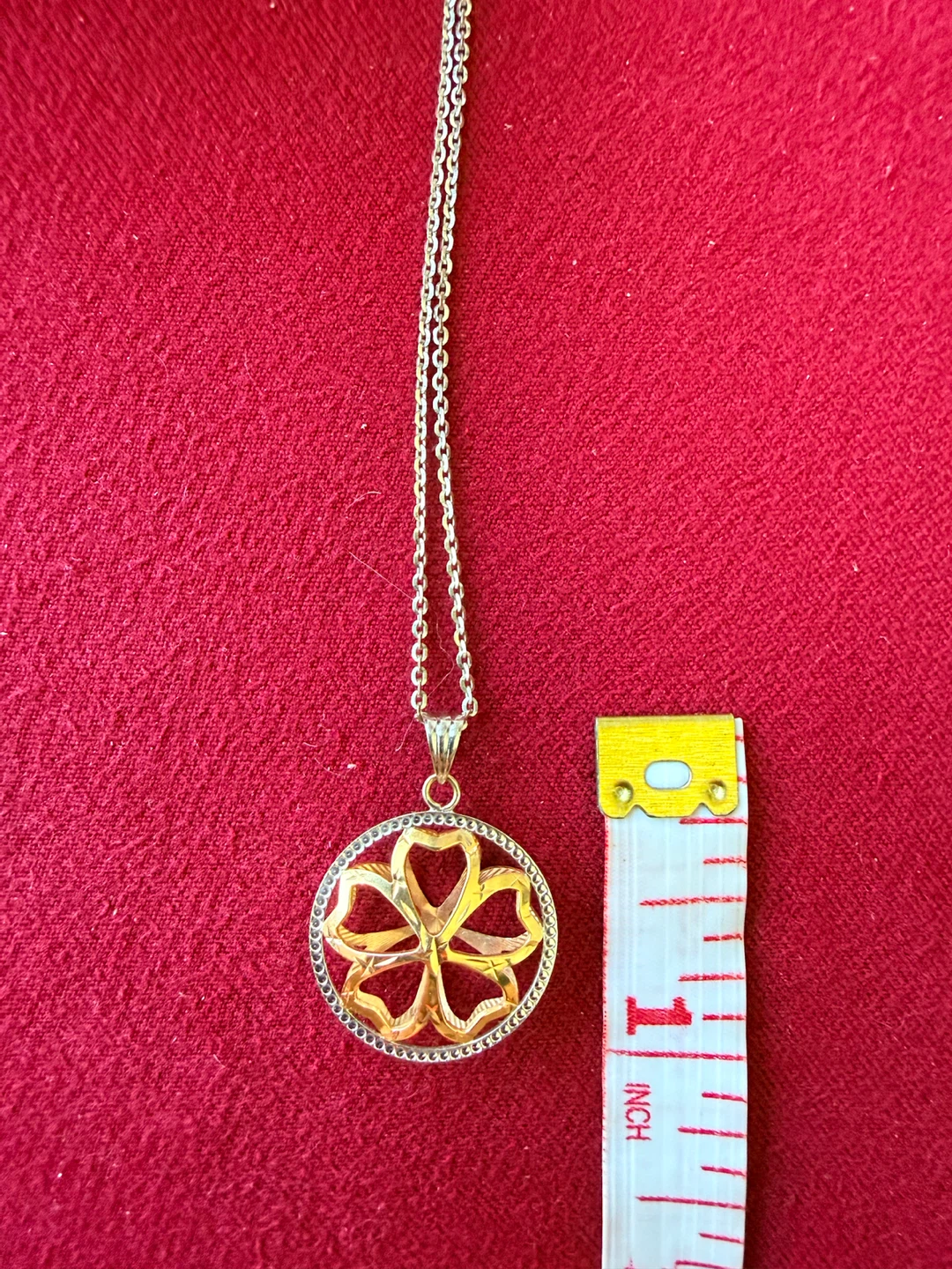 Gold-tone Flower Pendant Necklace - photo 3