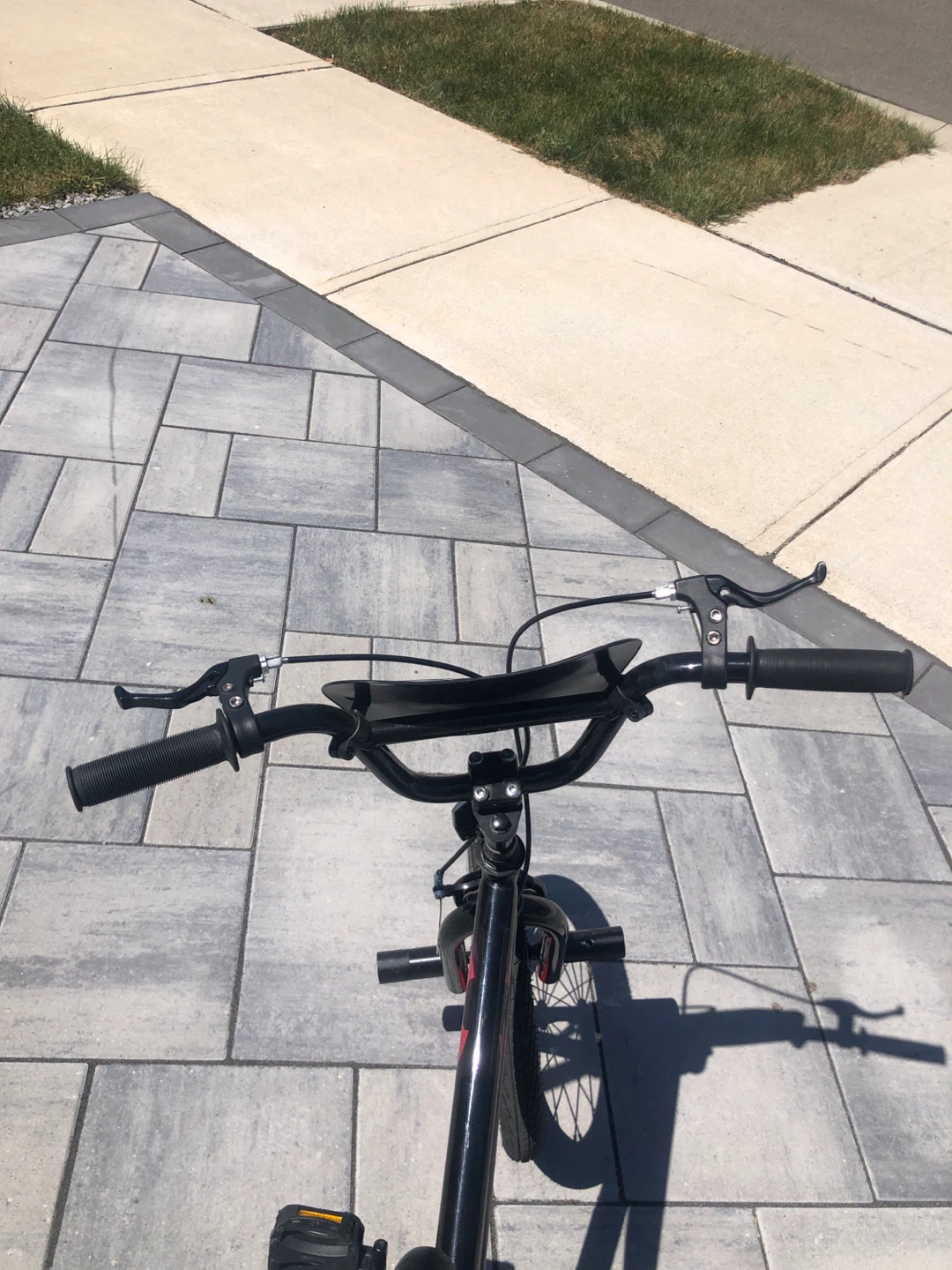 Black BMX Bike with Red Rims (Broken Chain) - photo 4