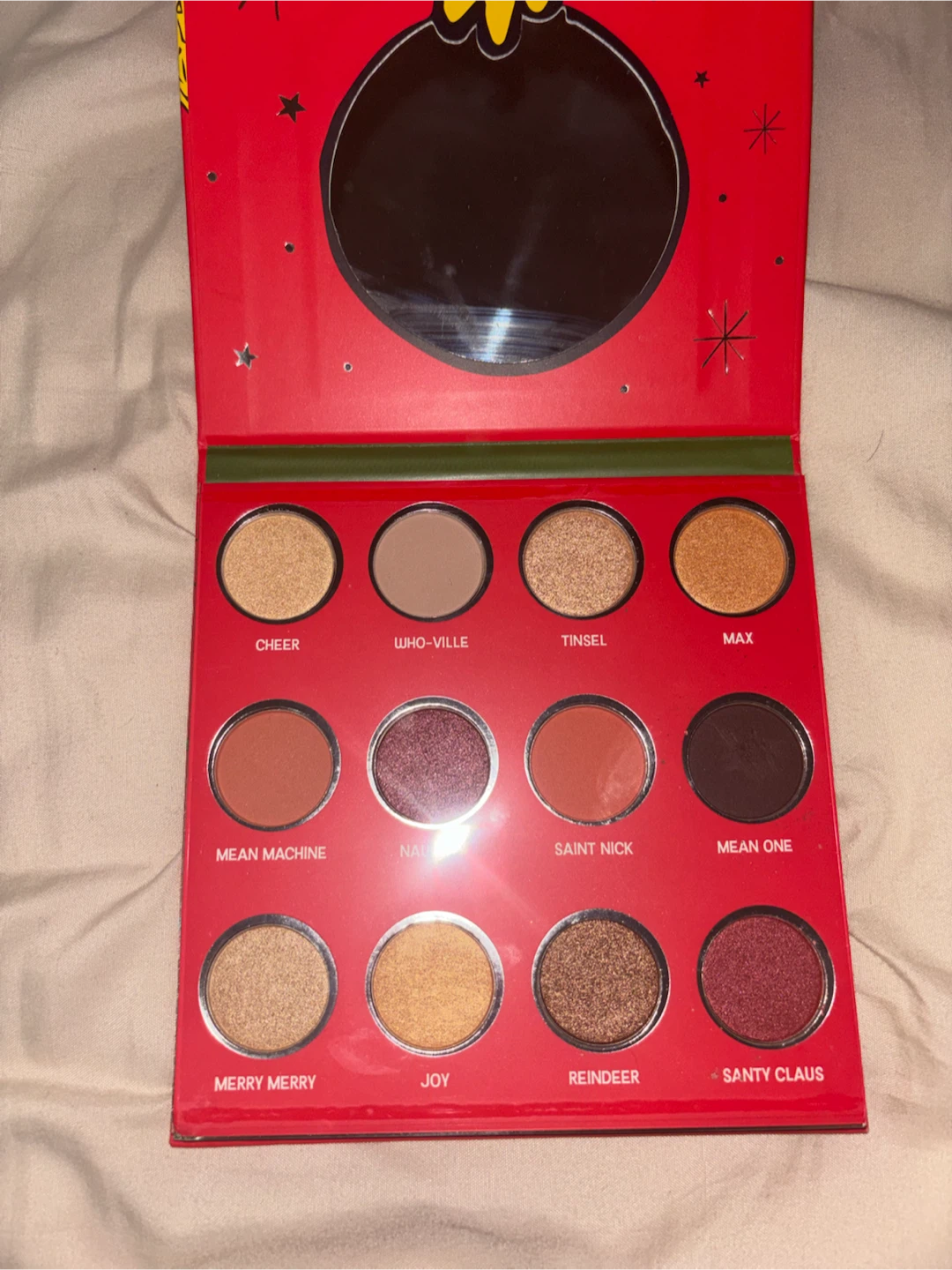 The Grinch Eyeshadow Palette