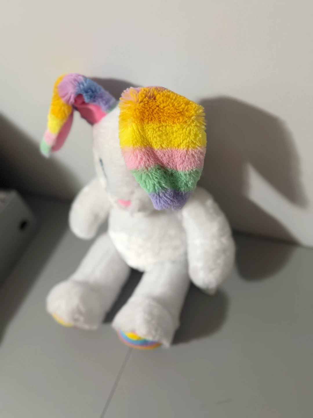 Build A Bear Stripes Easter Bunny Rainbow 16” Limited Edition - photo 3
