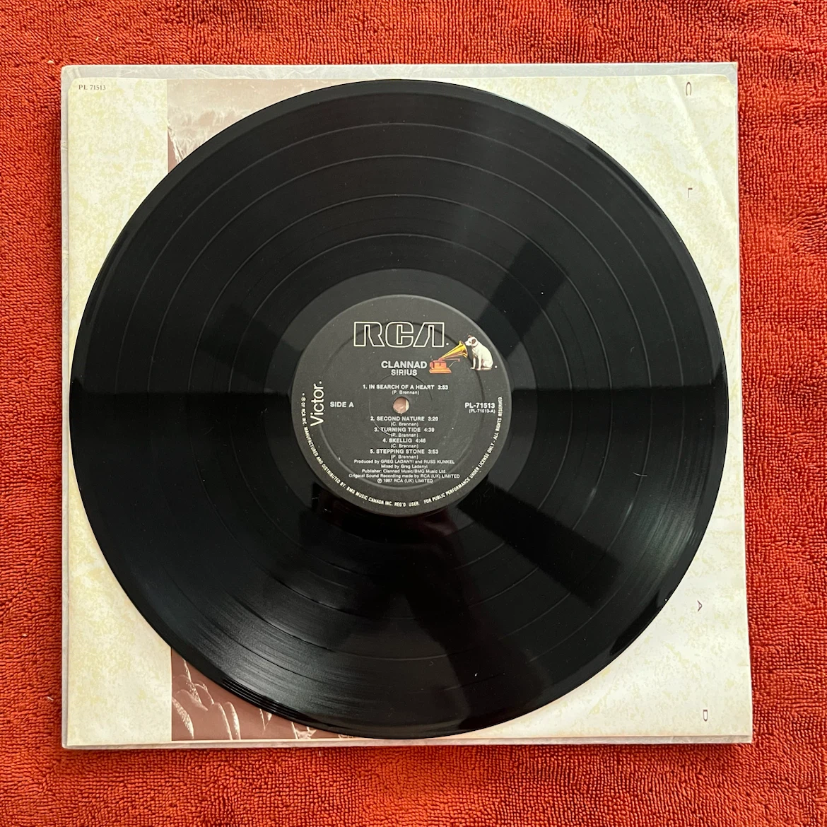 Clannad Sirius Vinyl Record - photo 2