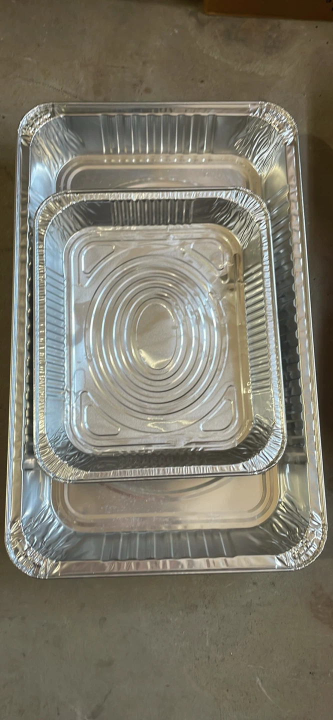 Aluminum Foil Baking Pans - Set of 3 large deep and 3 shallow