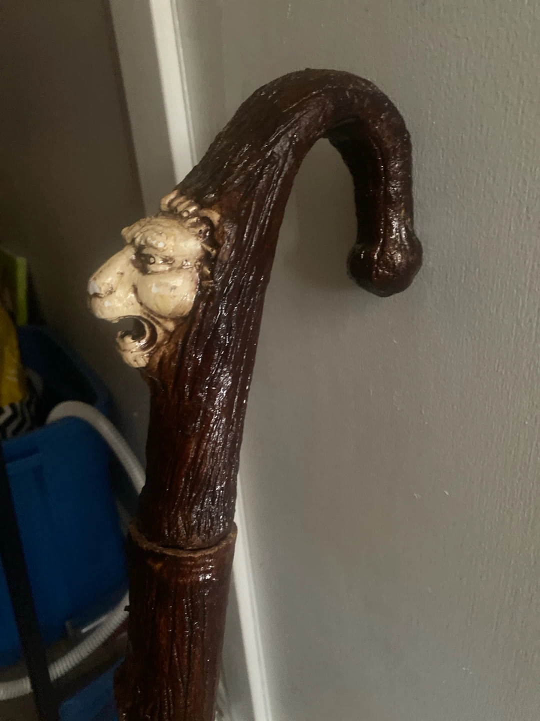 Lion Head Handle Brandy smugglers walking stick