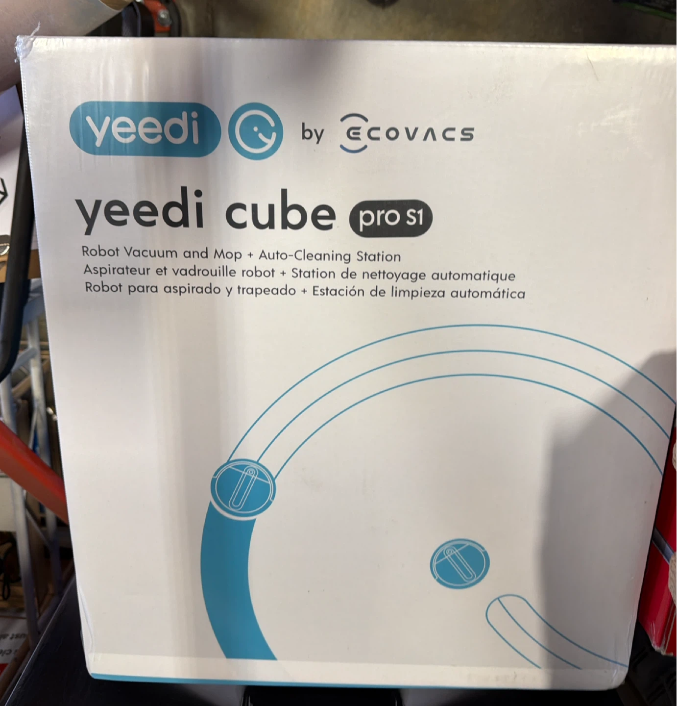 Yeedi Cube Pro S1 Robot Vacuum and Mop + Auto-Cleaning Station