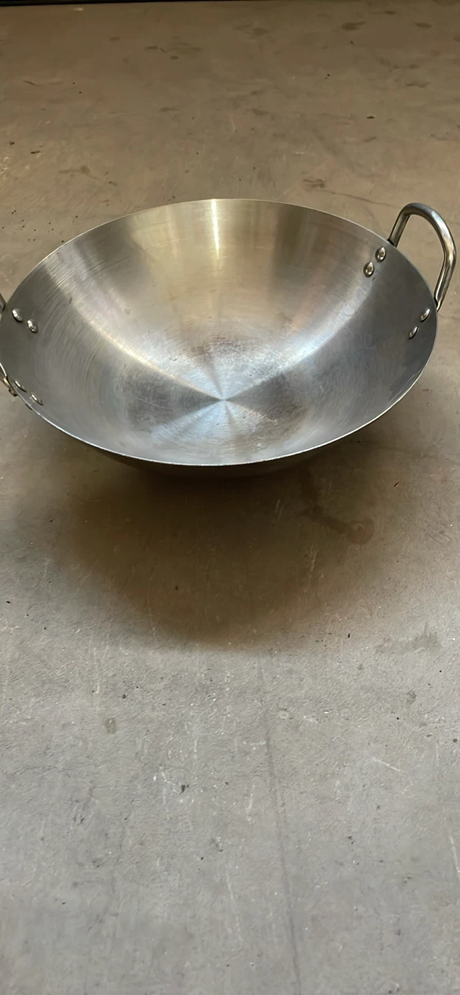 Wok Pan with Handles or steel Kadai