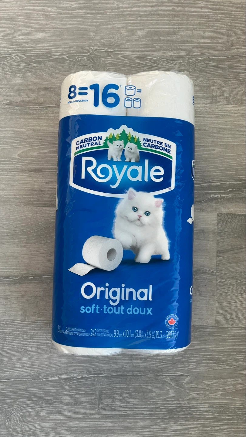 Royale Original Soft Toilet Paper 8 = 16 Rolls
