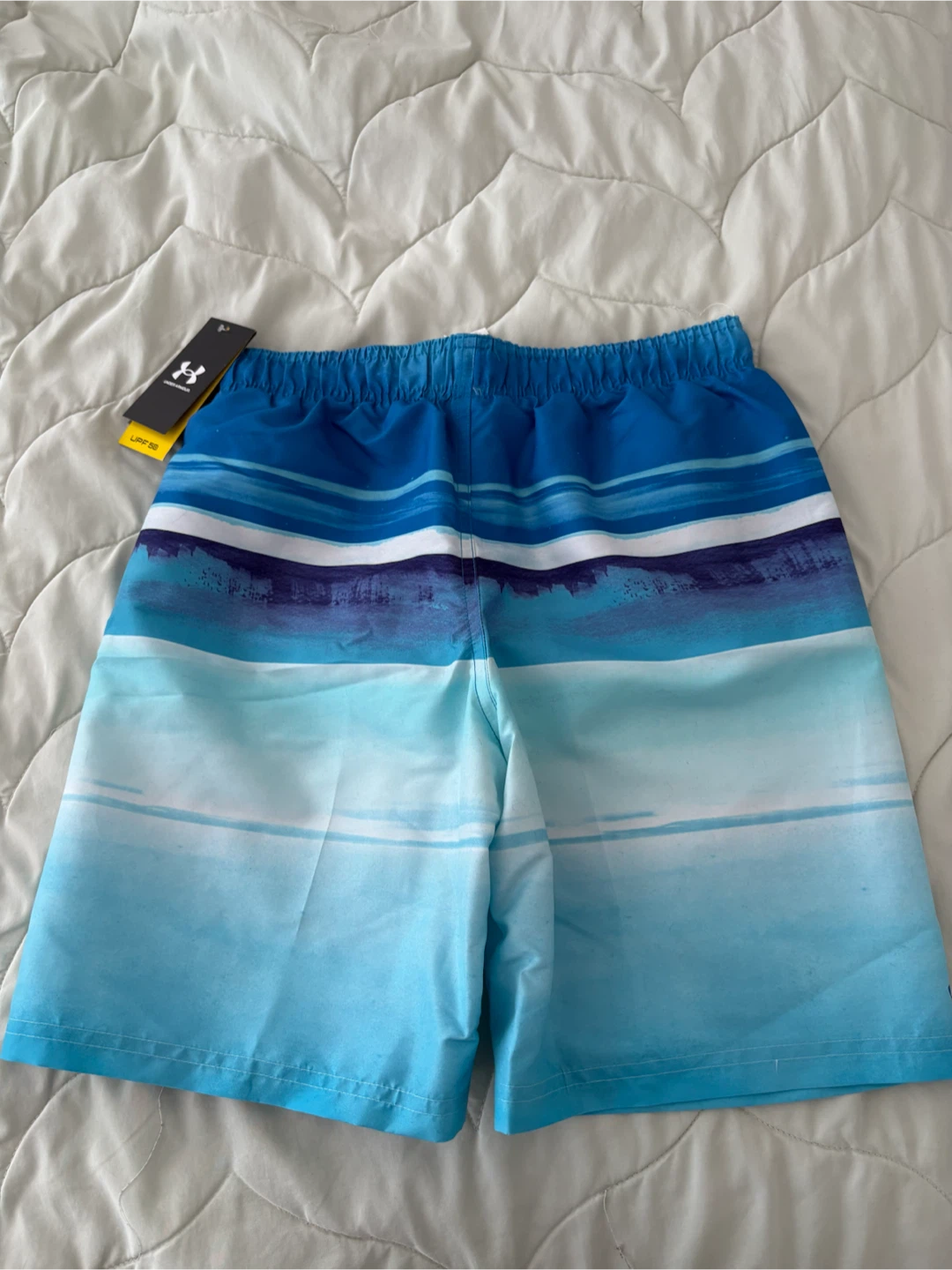 Under Armour Youth Swim Trunks - Blue Circuit - photo 2
