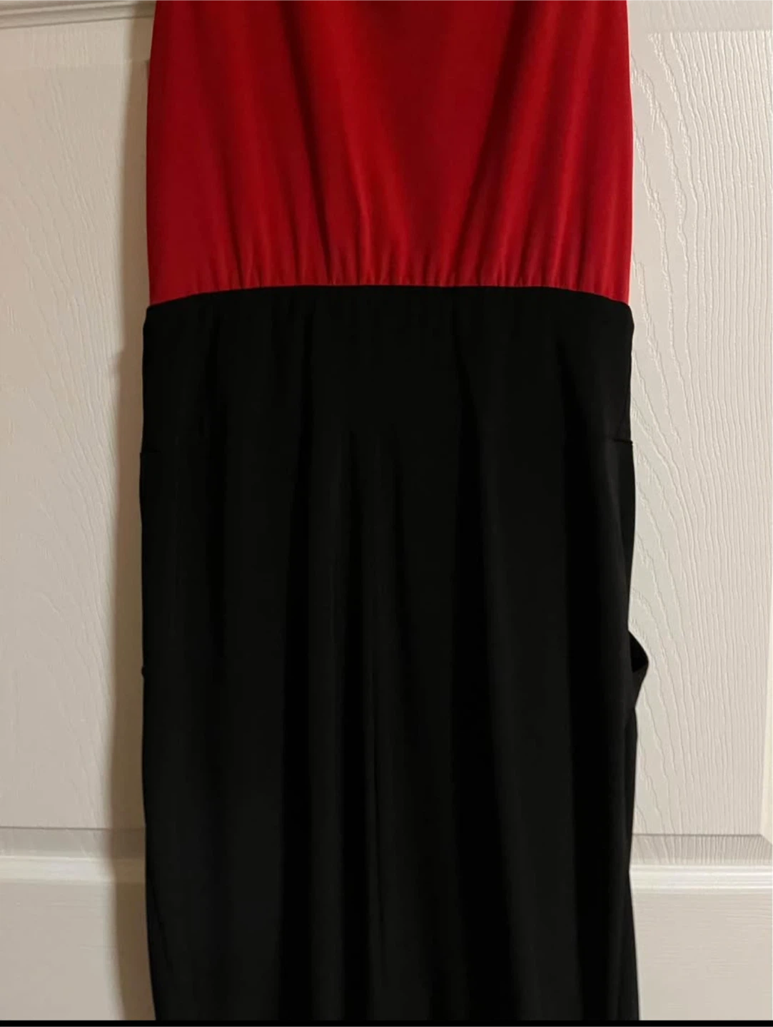 Maurices Red and Black Beaded Neck Dress - photo 5