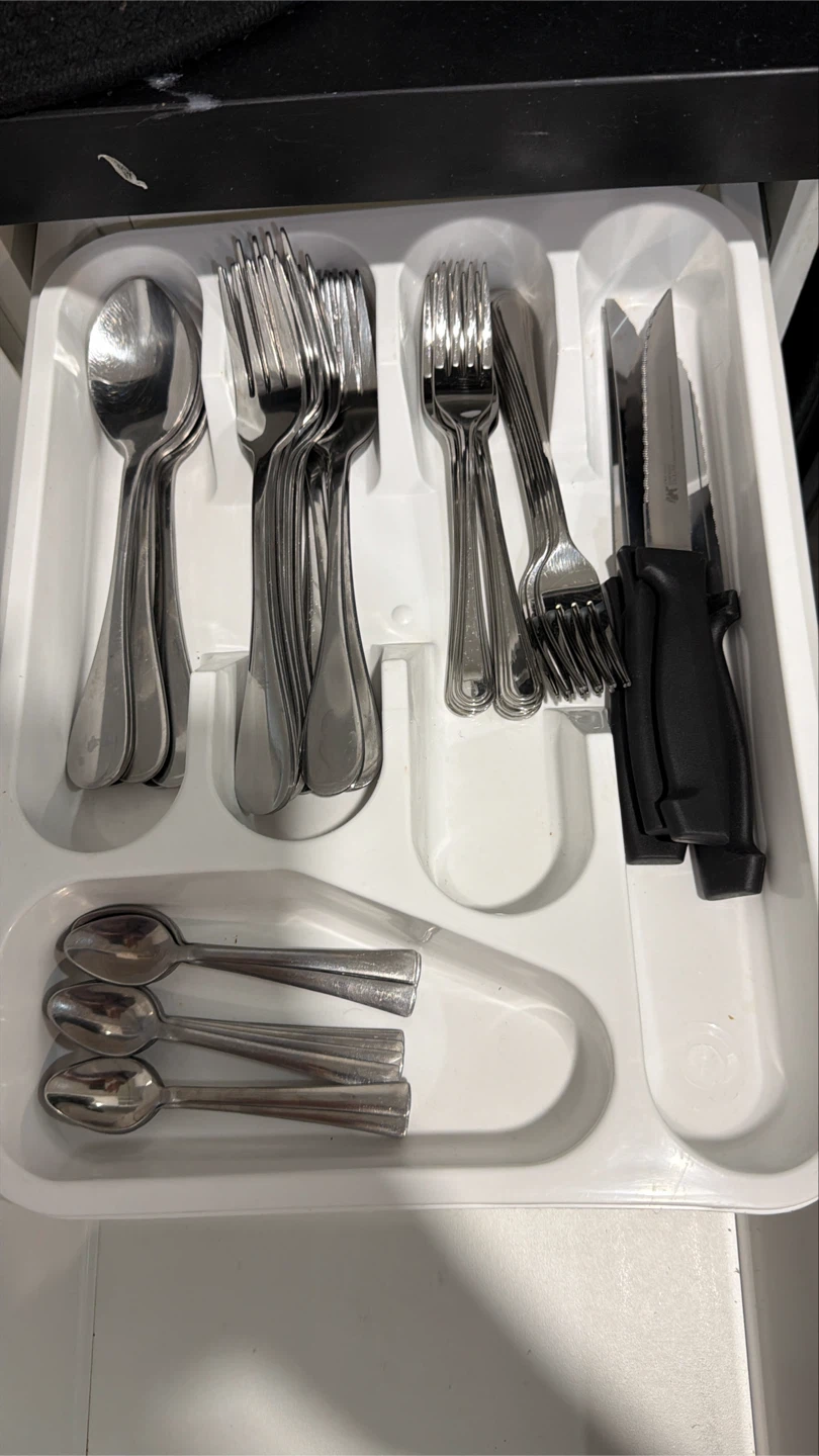 Kitchen Utensil Drawer Set with Cutlery