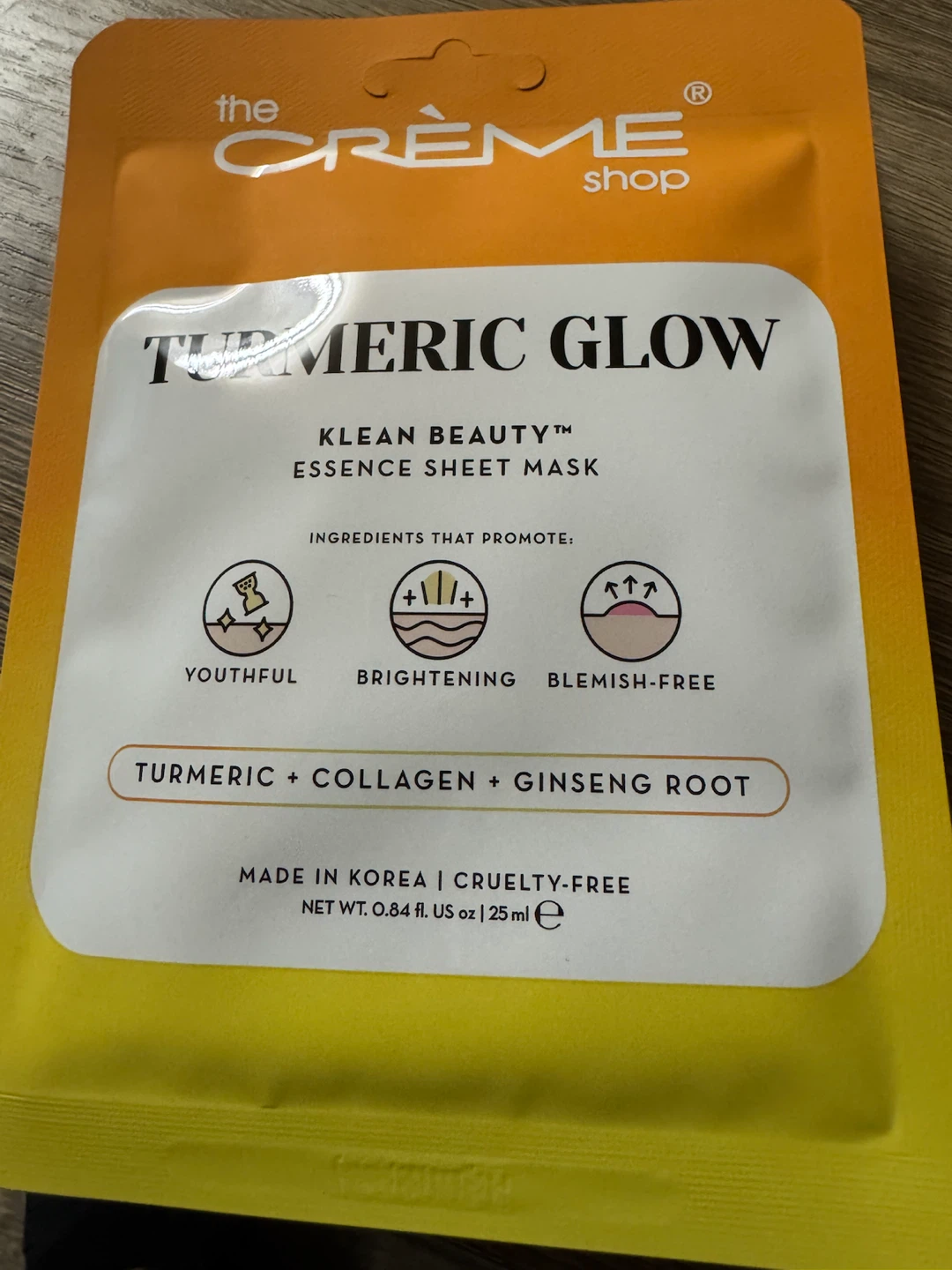 The Crème Shop Turmeric Glow Essence Sheet Mask - photo 3
