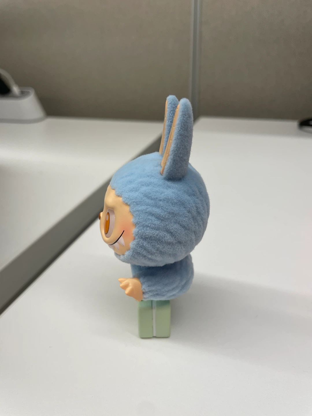 Blue Labubu Doll Bunny Figure - photo 4