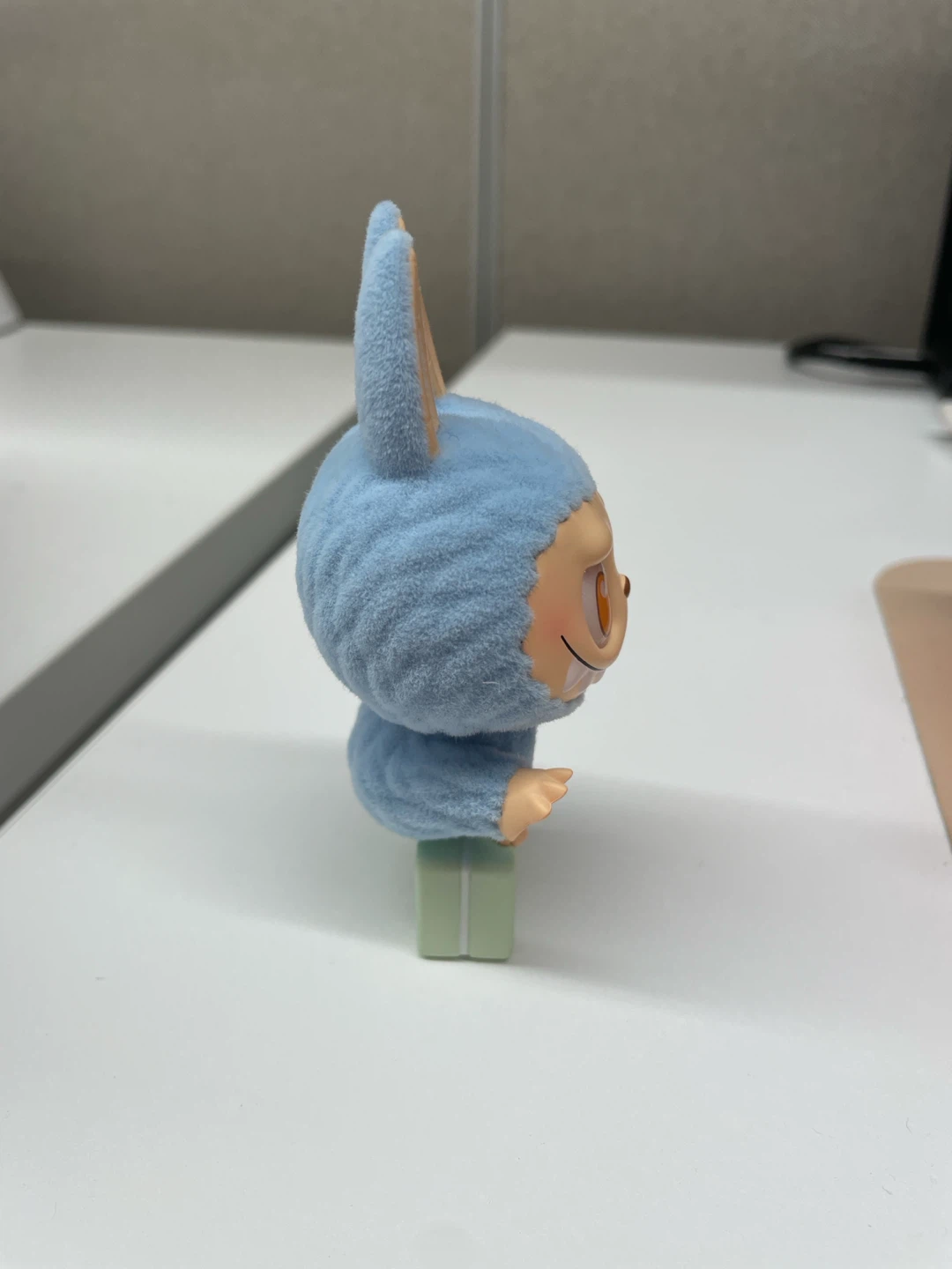 Blue Labubu Doll Bunny Figure - photo 2