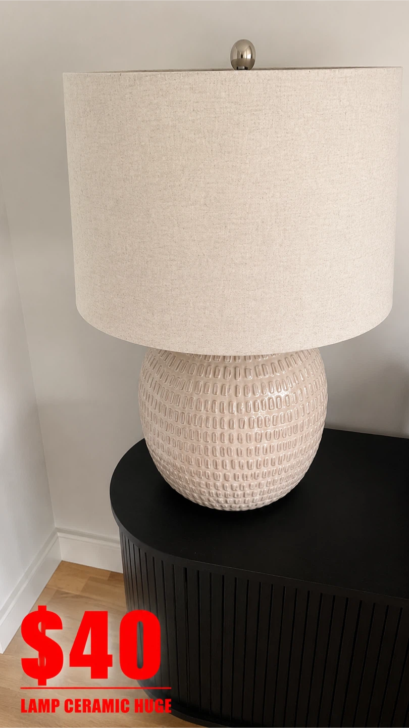 Large Ceramic Table Lamp