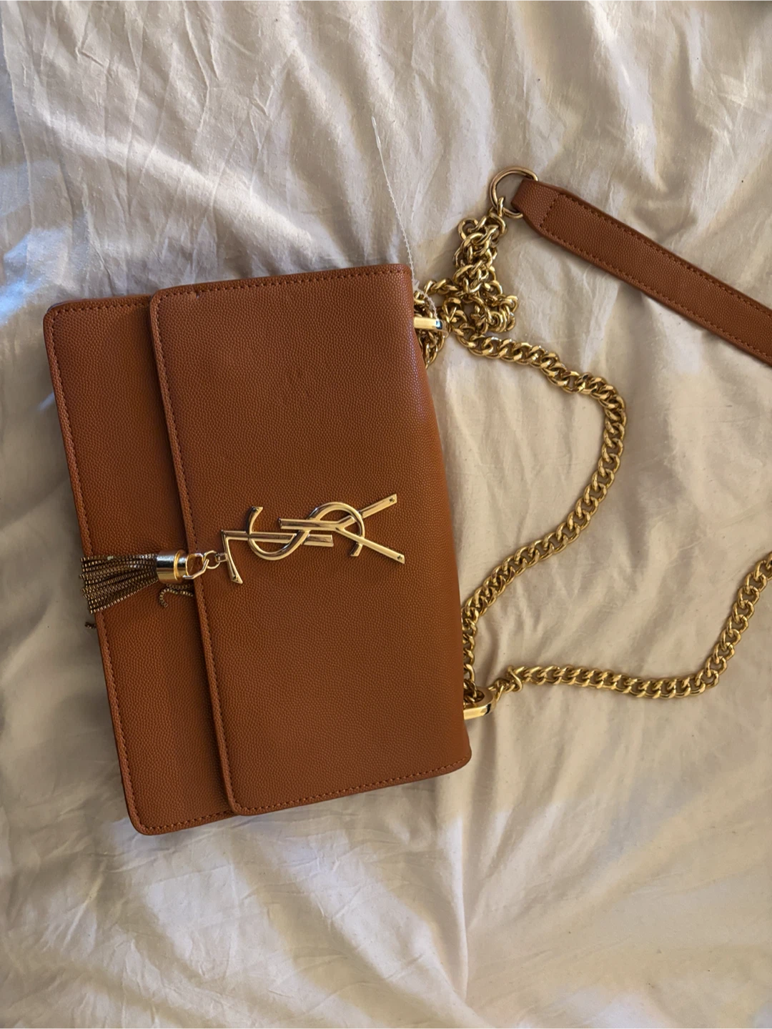 Saint Laurent Paris Leather Shoulder Bag