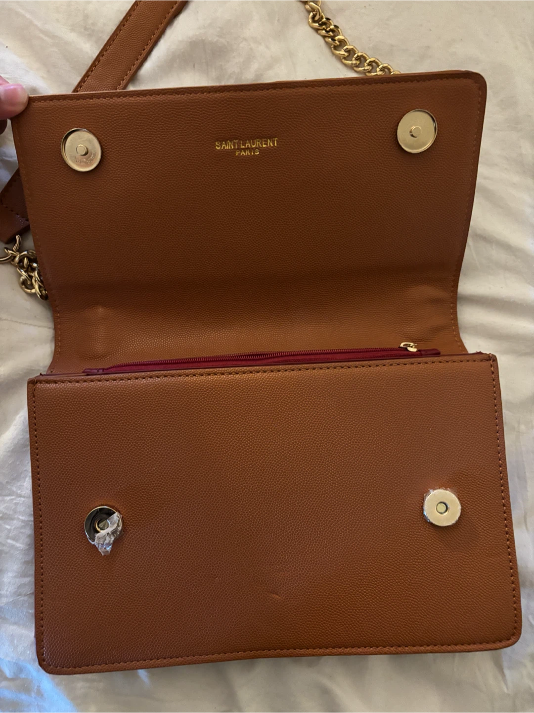 Saint Laurent Paris Leather Shoulder Bag - photo 2