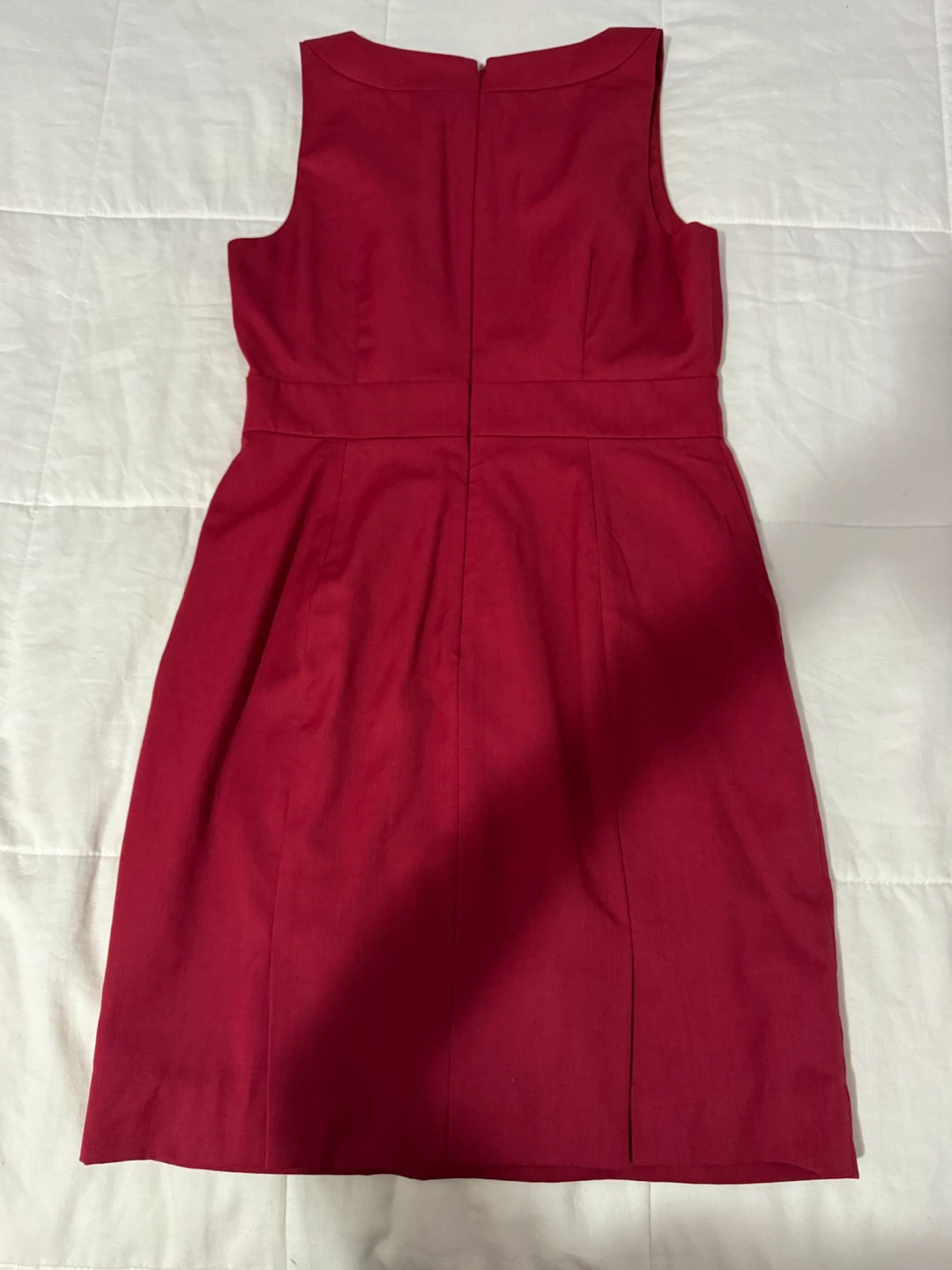 J.Crew Red Sheath Dress - Size 8 Petite - photo 2