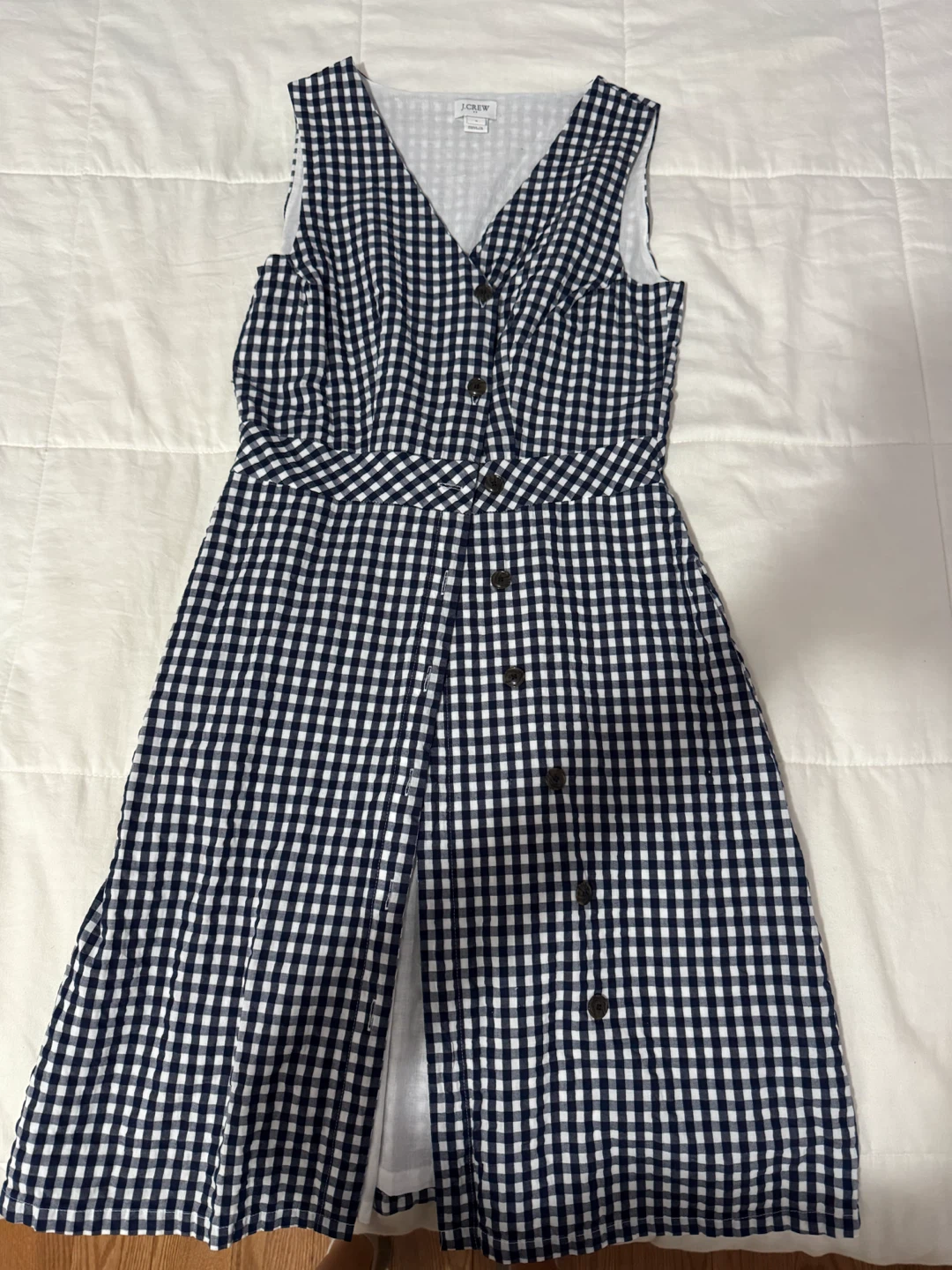 J. Crew Gingham Dress Size 6