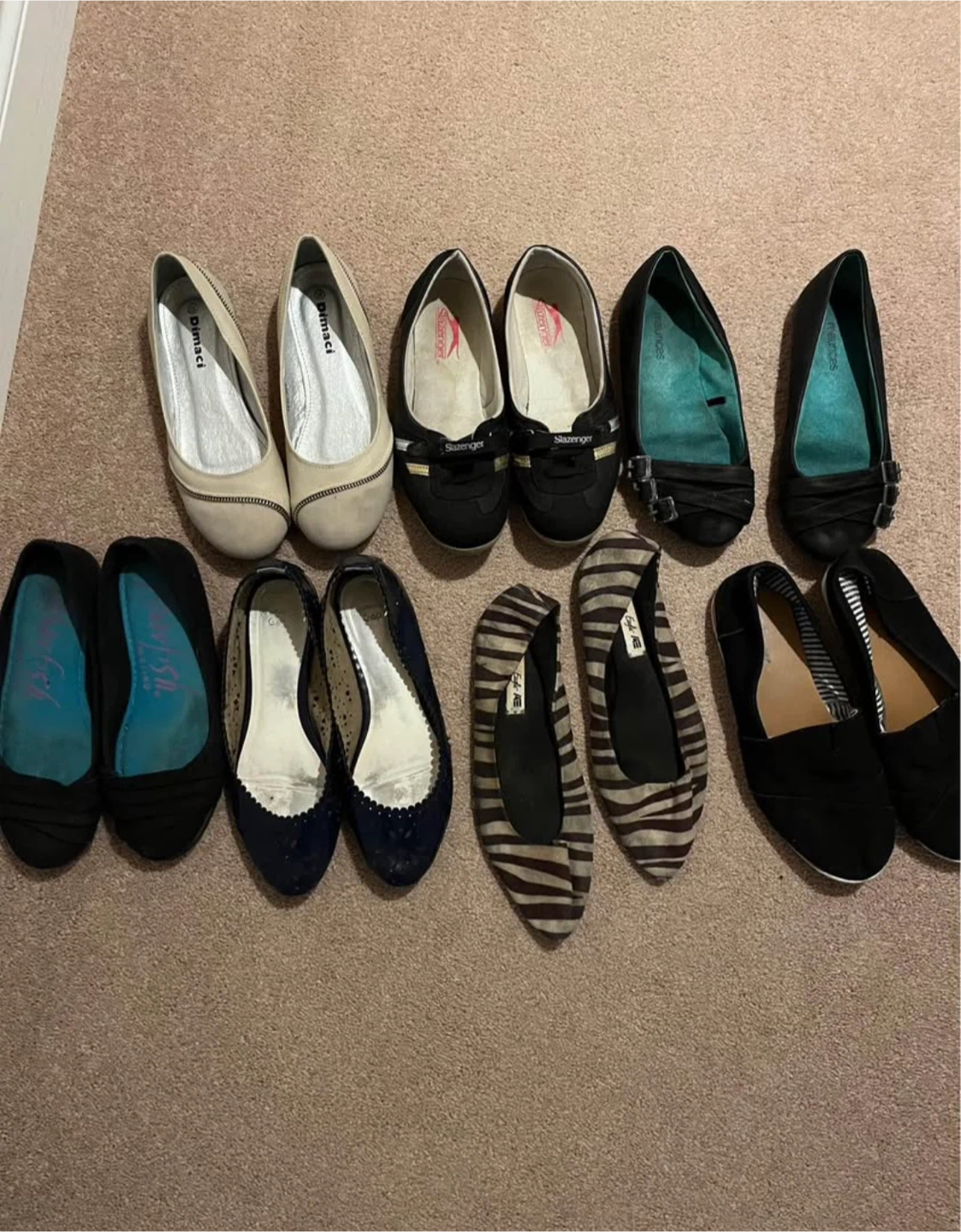 Assorted Women's Flats - Various Brands