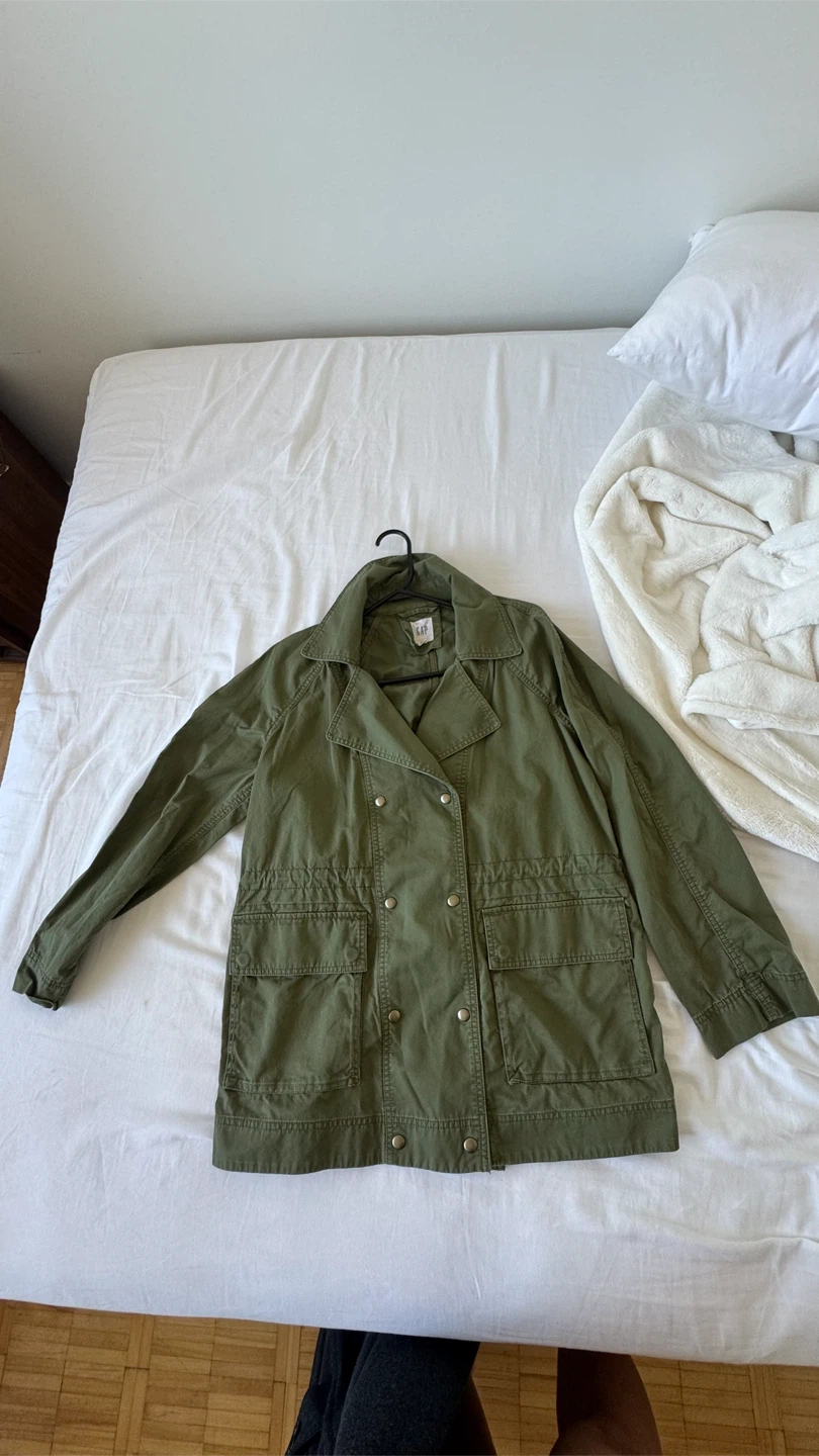 GAP Olive Green Double Breasted Jacket