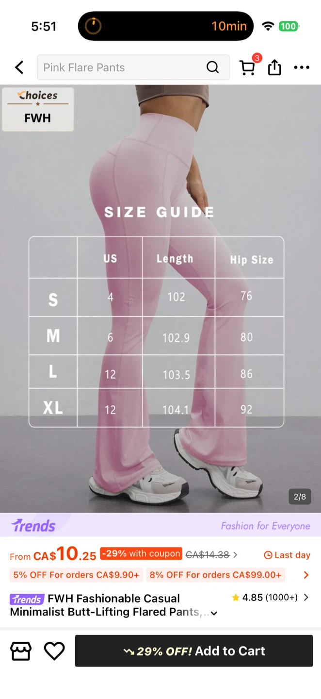 Pink Yoga gym Pants - photo 3