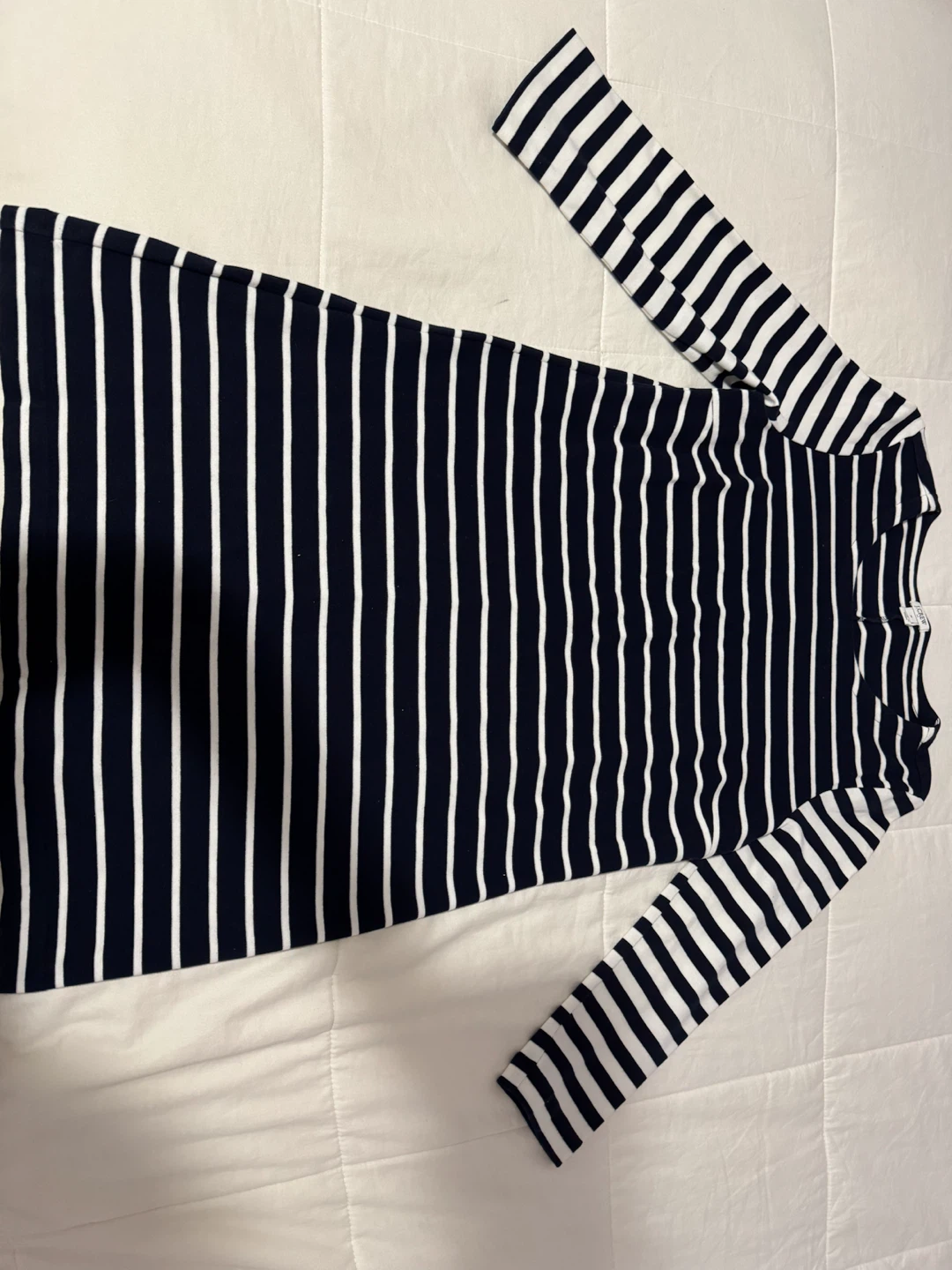 J. Crew Striped Long Sleeve Dress - Size Medium