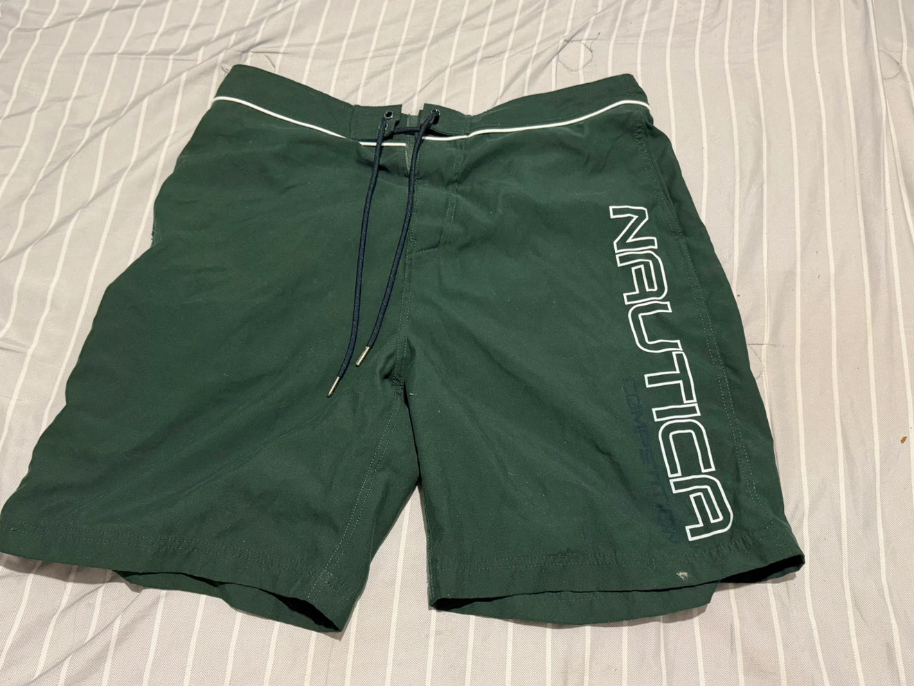 Nautica Green Swim Trunks