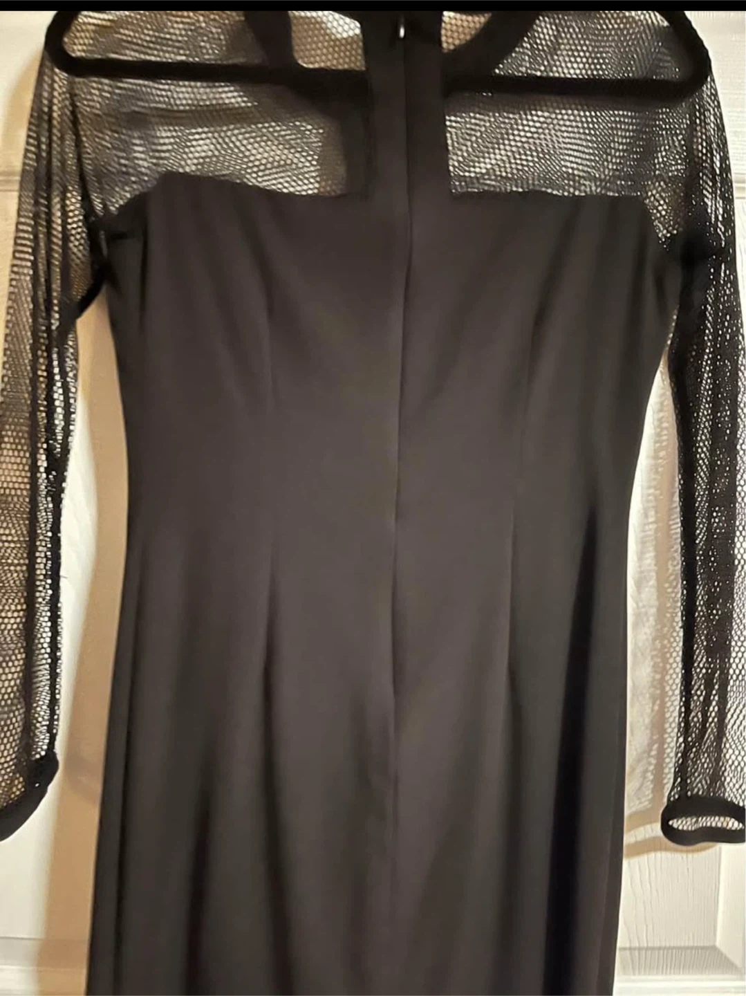 Herry Black Mesh Sleeve Dress - photo 2