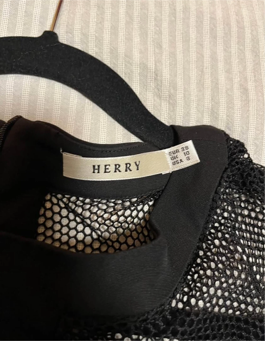 Herry Black Mesh Sleeve Dress - photo 3