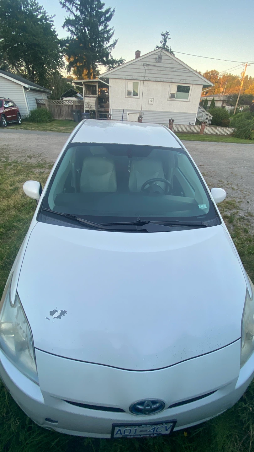 White Toyota Prius Hybrid - photo 4