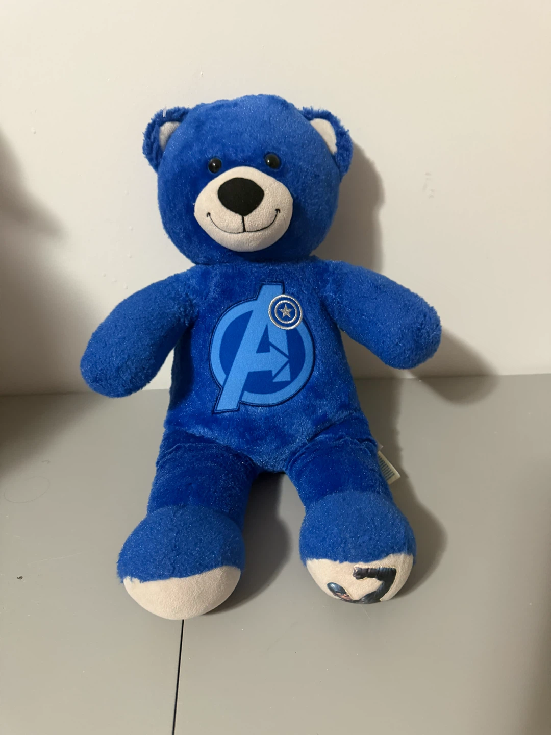 Build-A-Bear Marvel Avengers Captain America Blue 17" 2018
