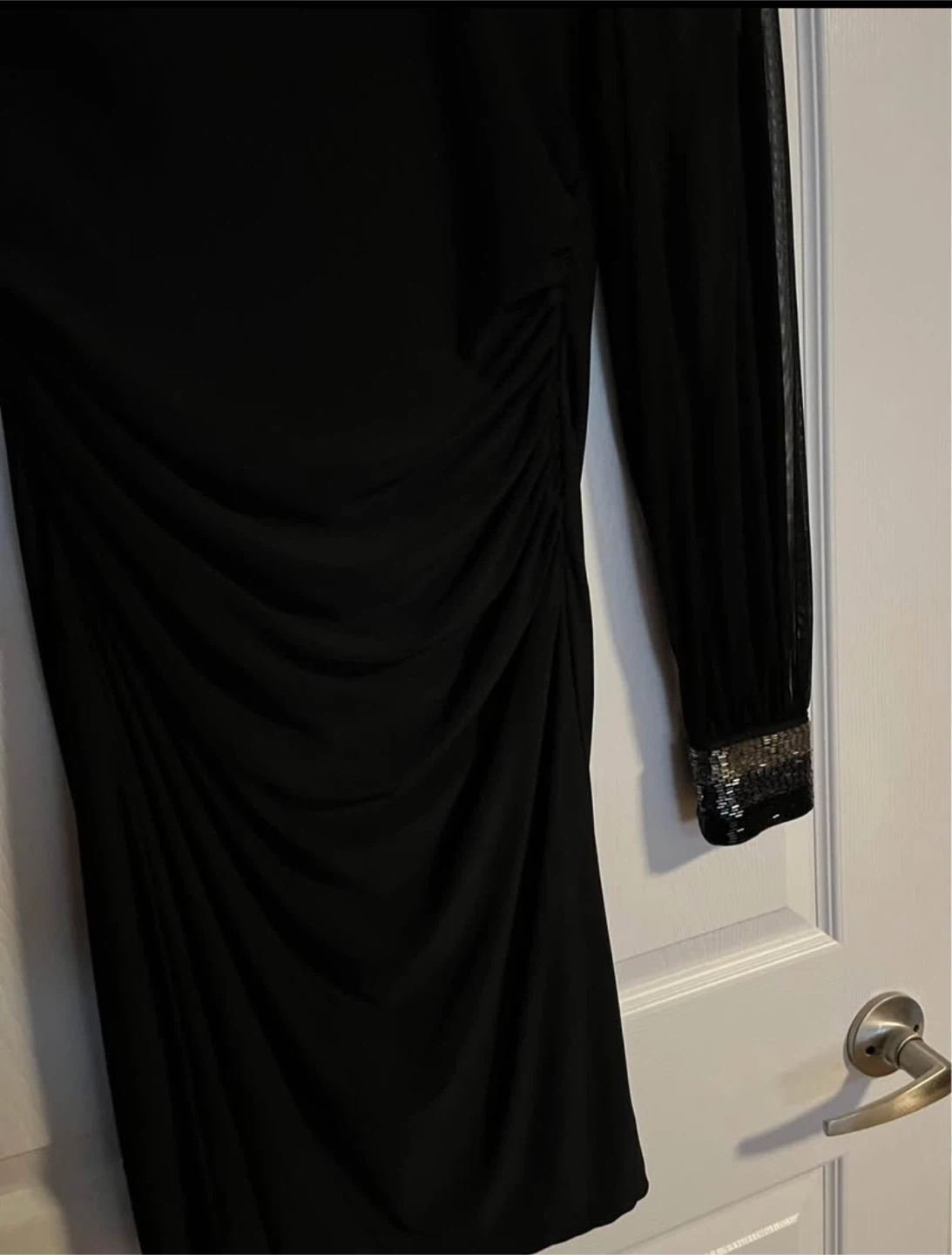Studio Y Black One-Shoulder Ruched Dress - photo 5