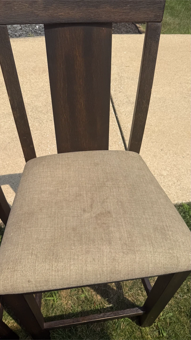Set of 2 set Counter Height Chairs check condition picture - photo 4