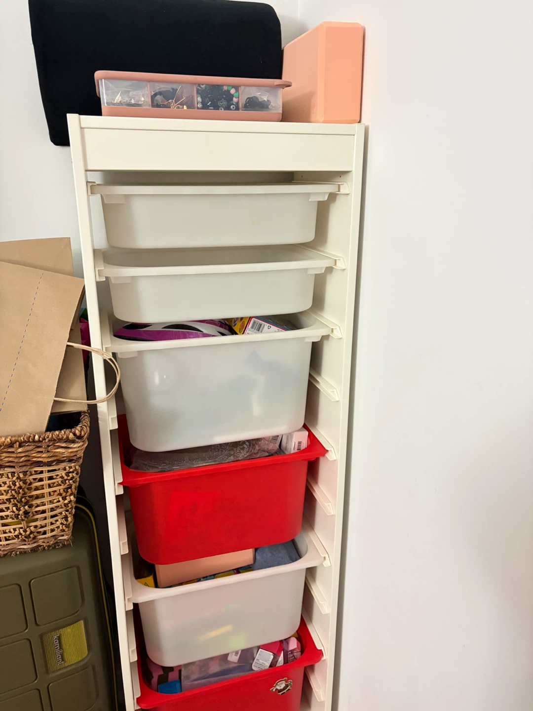 White IKEA Storage Unit with Drawers - photo 2