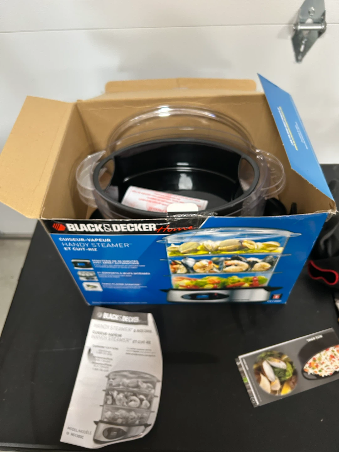 Black & Decker Handy Steamer & Rice Cooker HS1300C