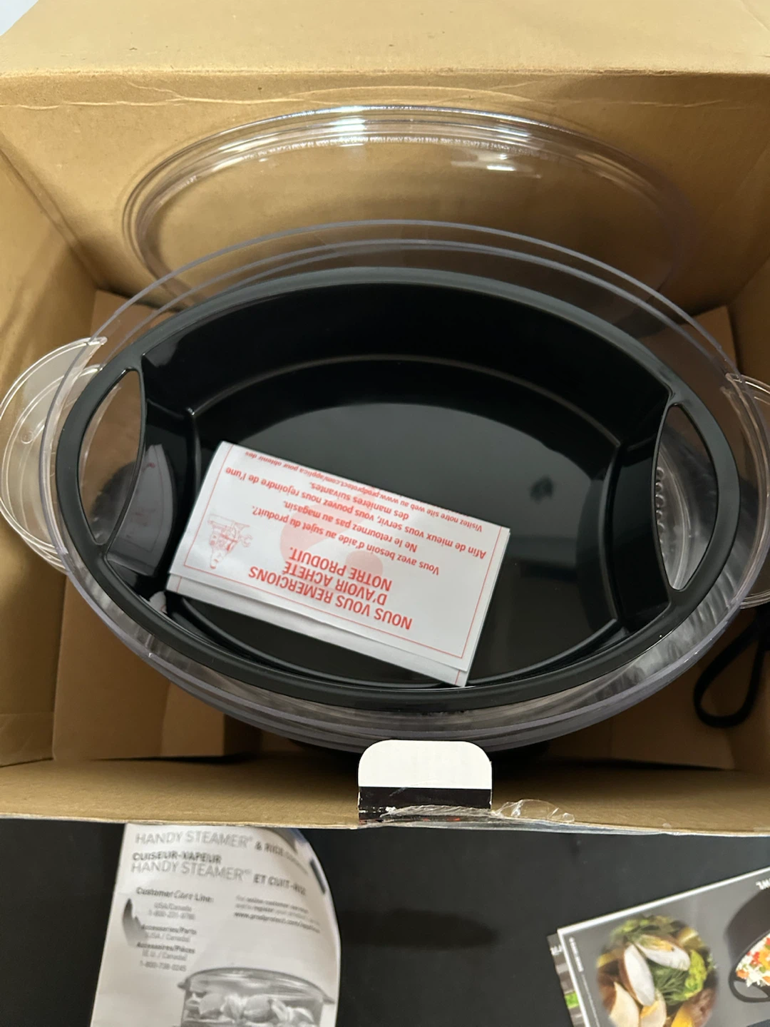 Black & Decker Handy Steamer & Rice Cooker HS1300C - photo 2