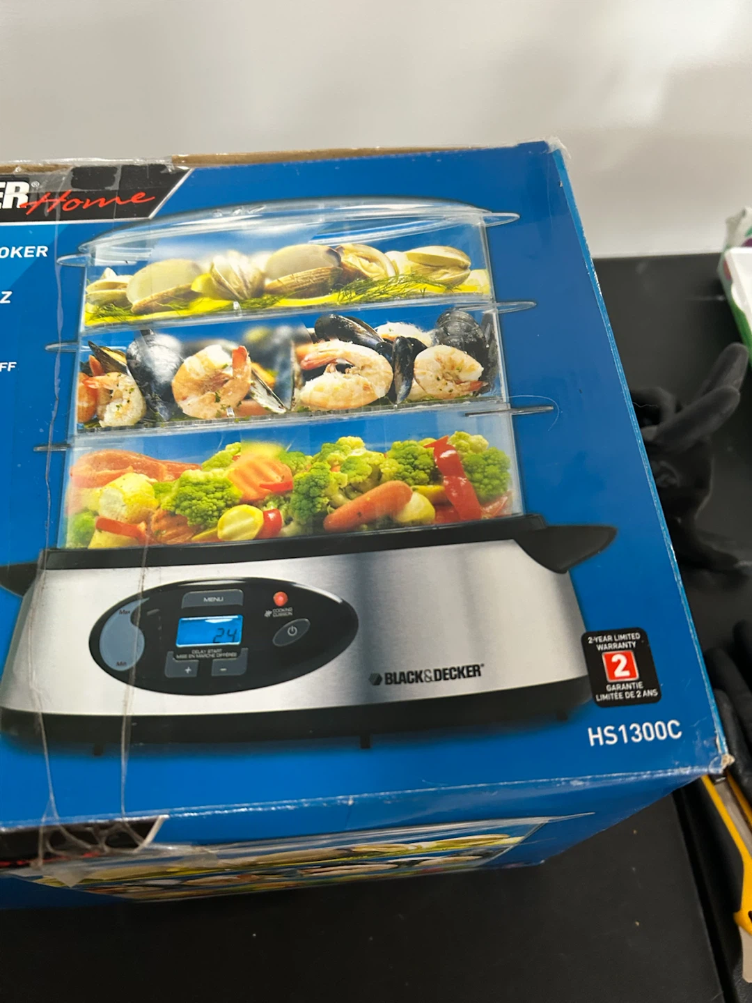 Black & Decker Handy Steamer & Rice Cooker HS1300C - photo 5