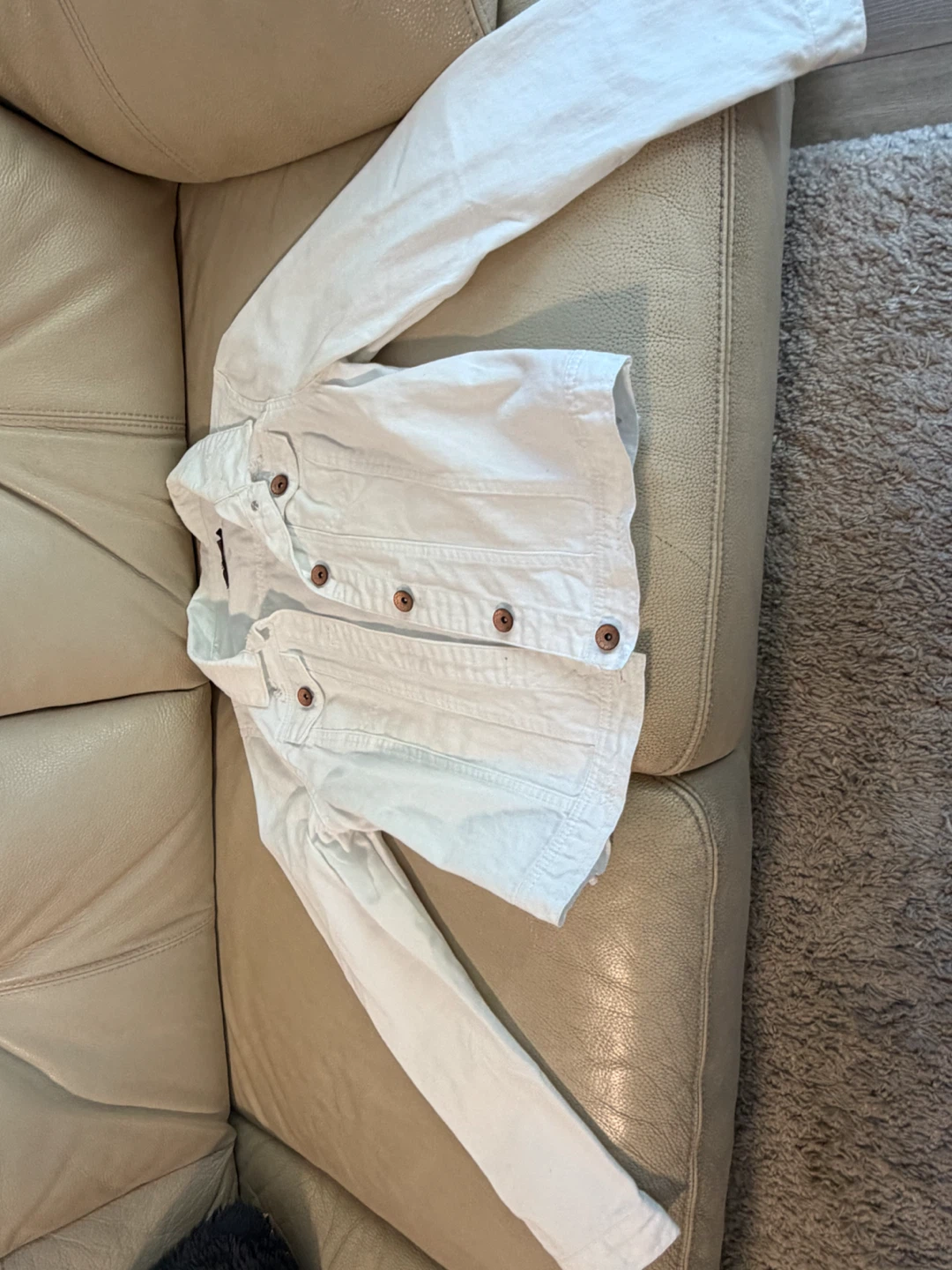 White Denim Jacket