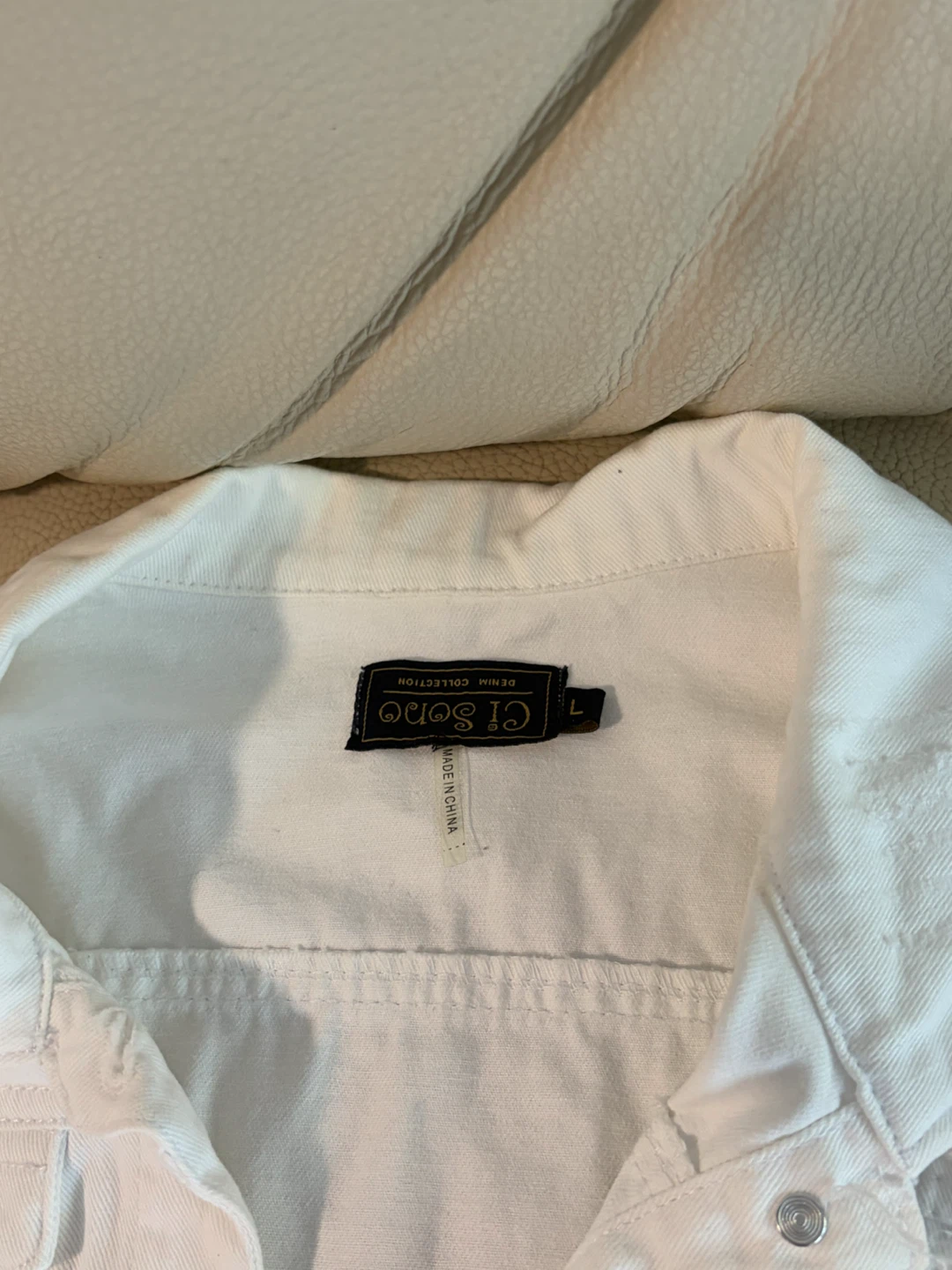White Denim Jacket - photo 2